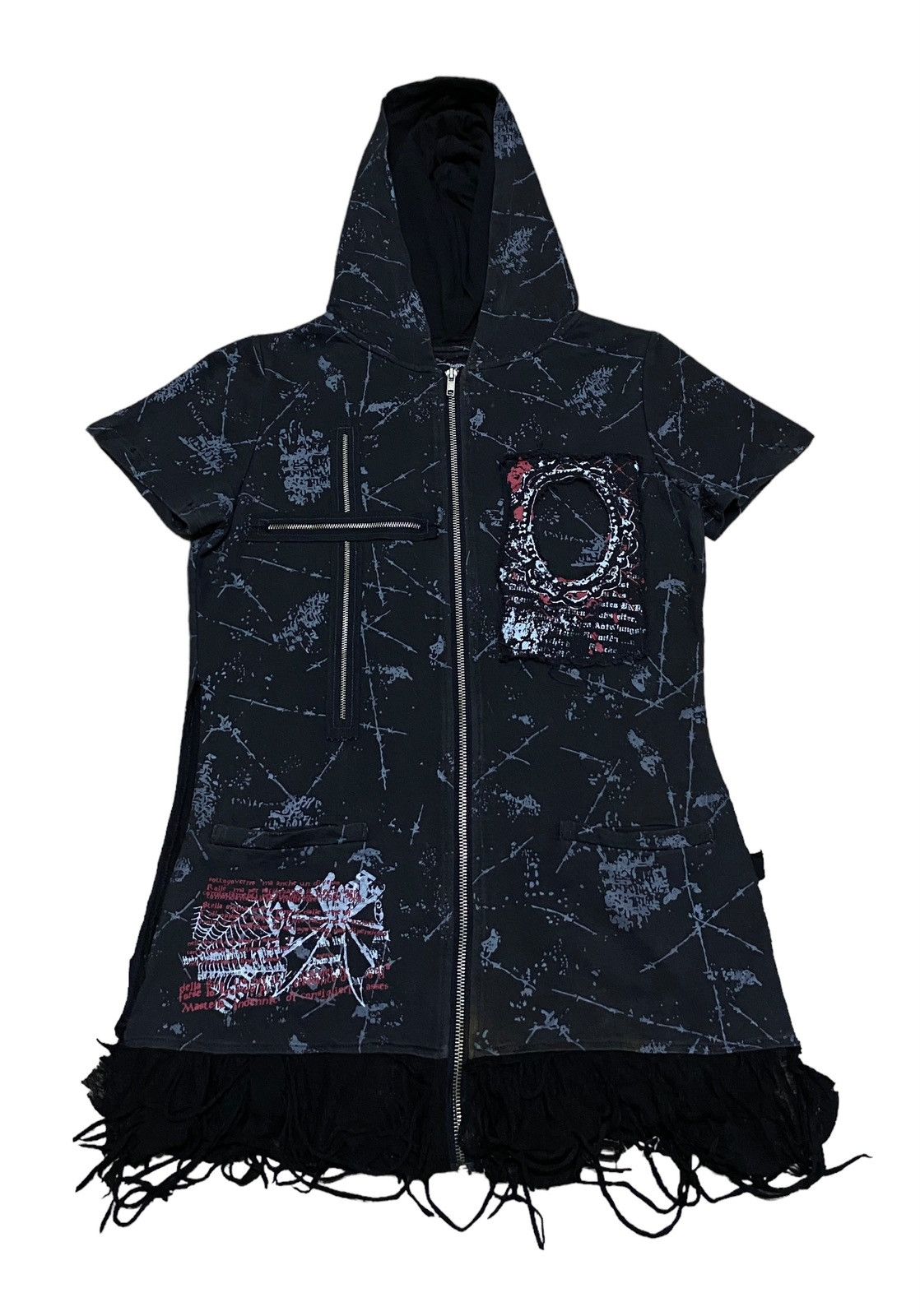 If Six Was Nine × Japanese Brand × Vintage Rare Design Vintage Brand Blood Storm Bondage Hoodie 1990s Size US M / EU 48-50 / 2 - 1 Thumbnail