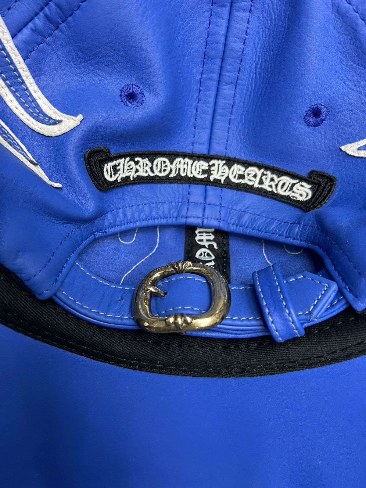 Chrome Hearts Chrome Hearts Leather Flame Hat Size ONE SIZE - 6 Thumbnail
