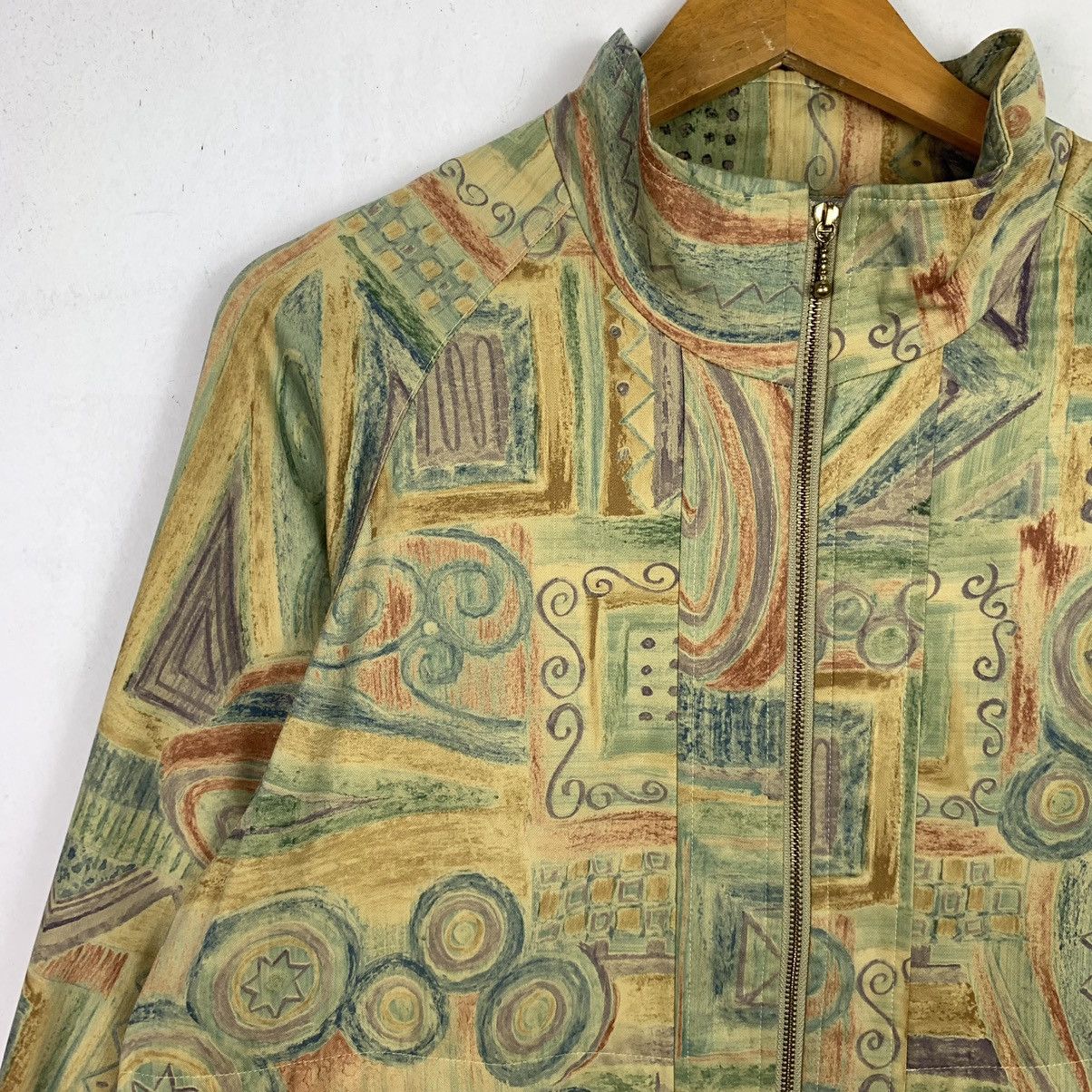 Japanese Brand × Vintage Vintage Japanese Brand Abstract Pattern Light Jacket Size US L / EU 52-54 / 3 - 3 Thumbnail