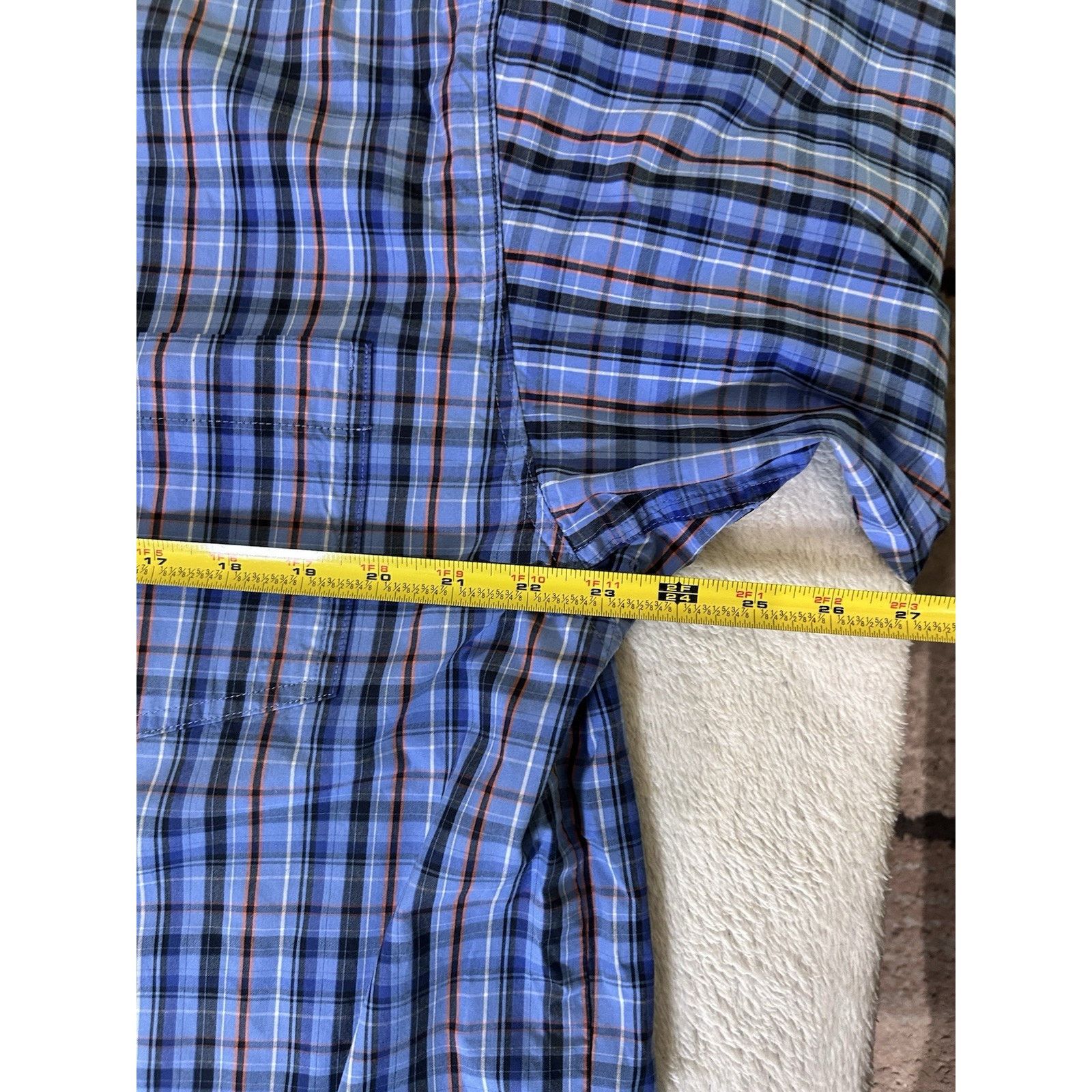 Ariat ariat pro series button down shirt mens L Blue Plaid Size US L / EU 52-54 / 3 - 5 Thumbnail