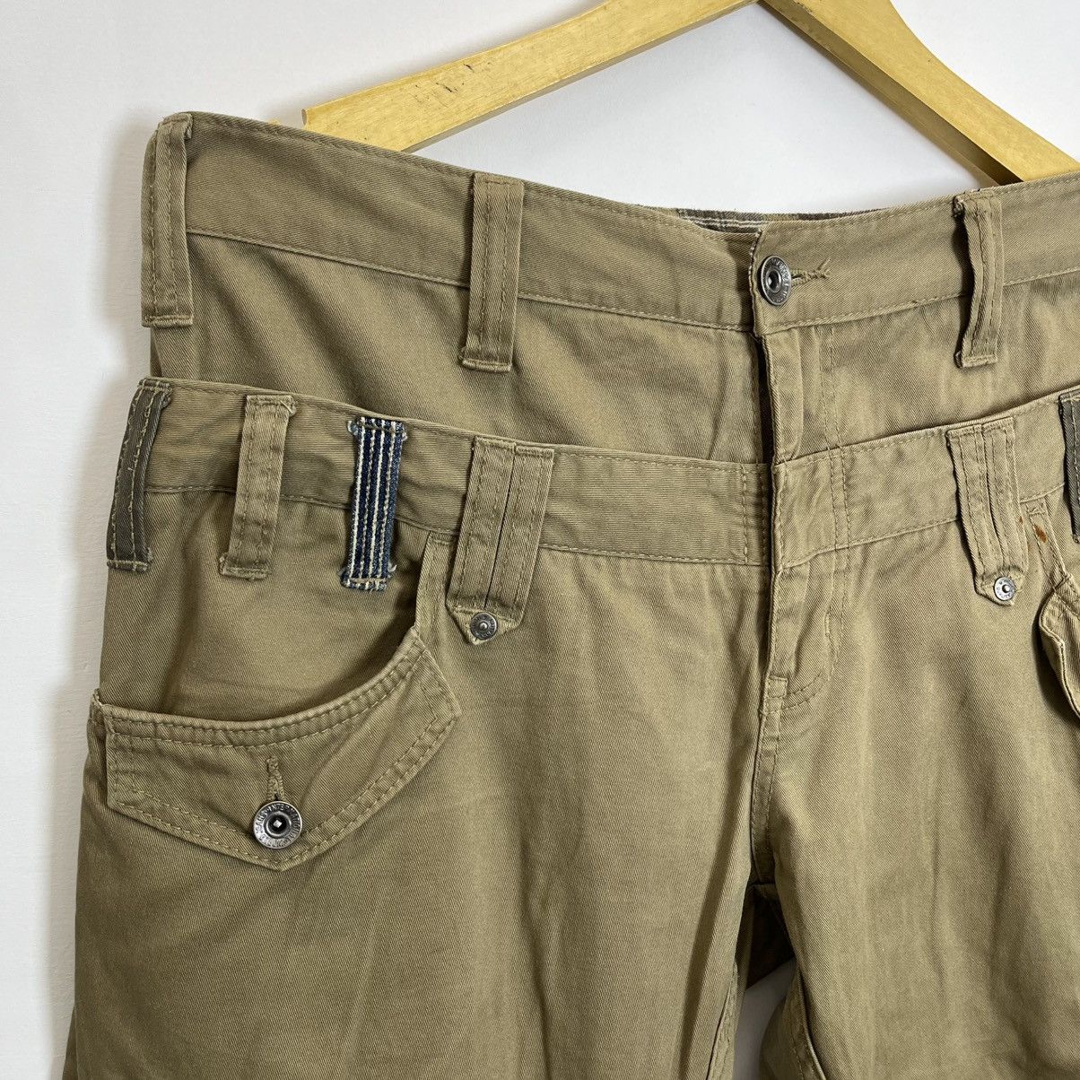 Le Grande Bleu (L.G.B.) Double Layer Cargo Pants – Barcedos Japan Utility Size US 32 / EU 48 - 9 Thumbnail