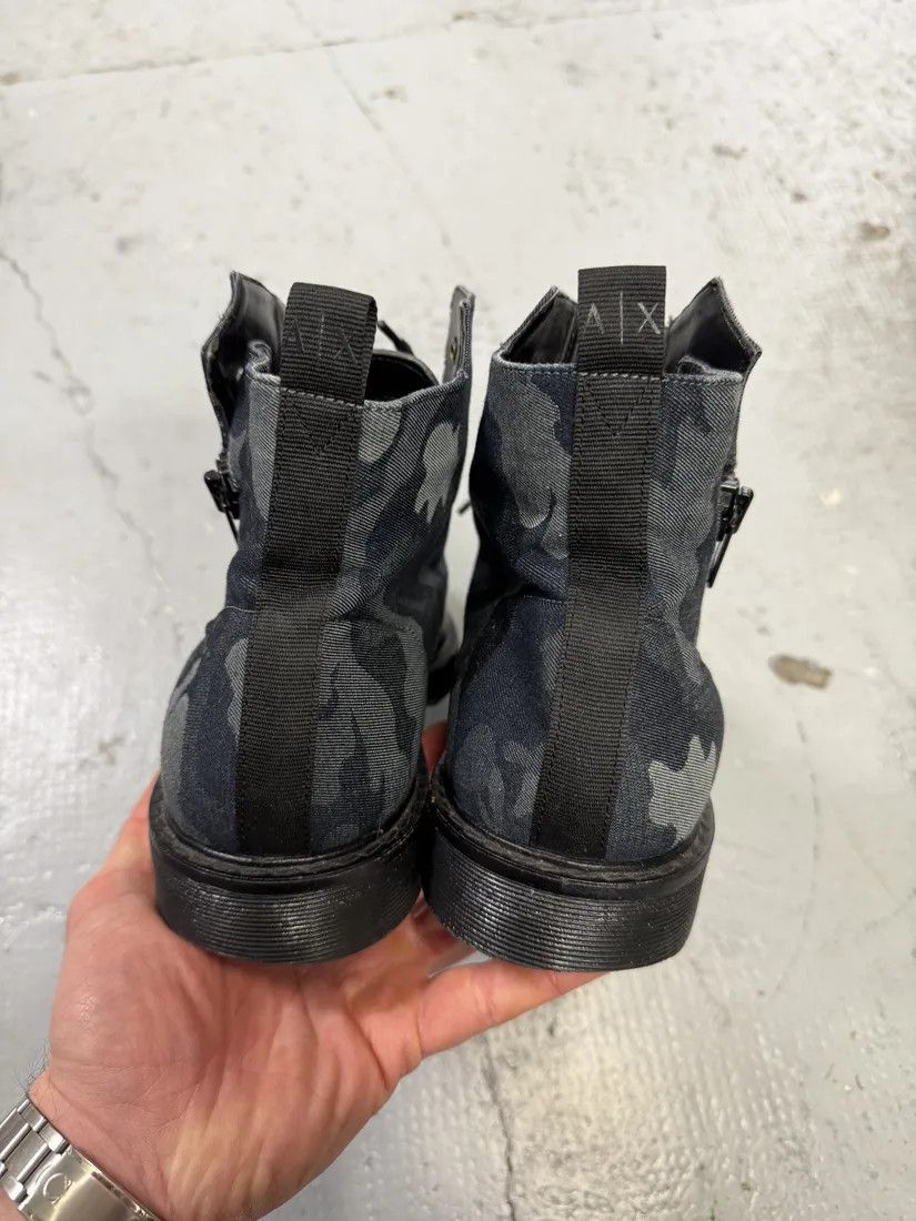 Armani 2010s Armani Black Camo Hybrid Boots Size US 12 / EU 45 - 4 Thumbnail