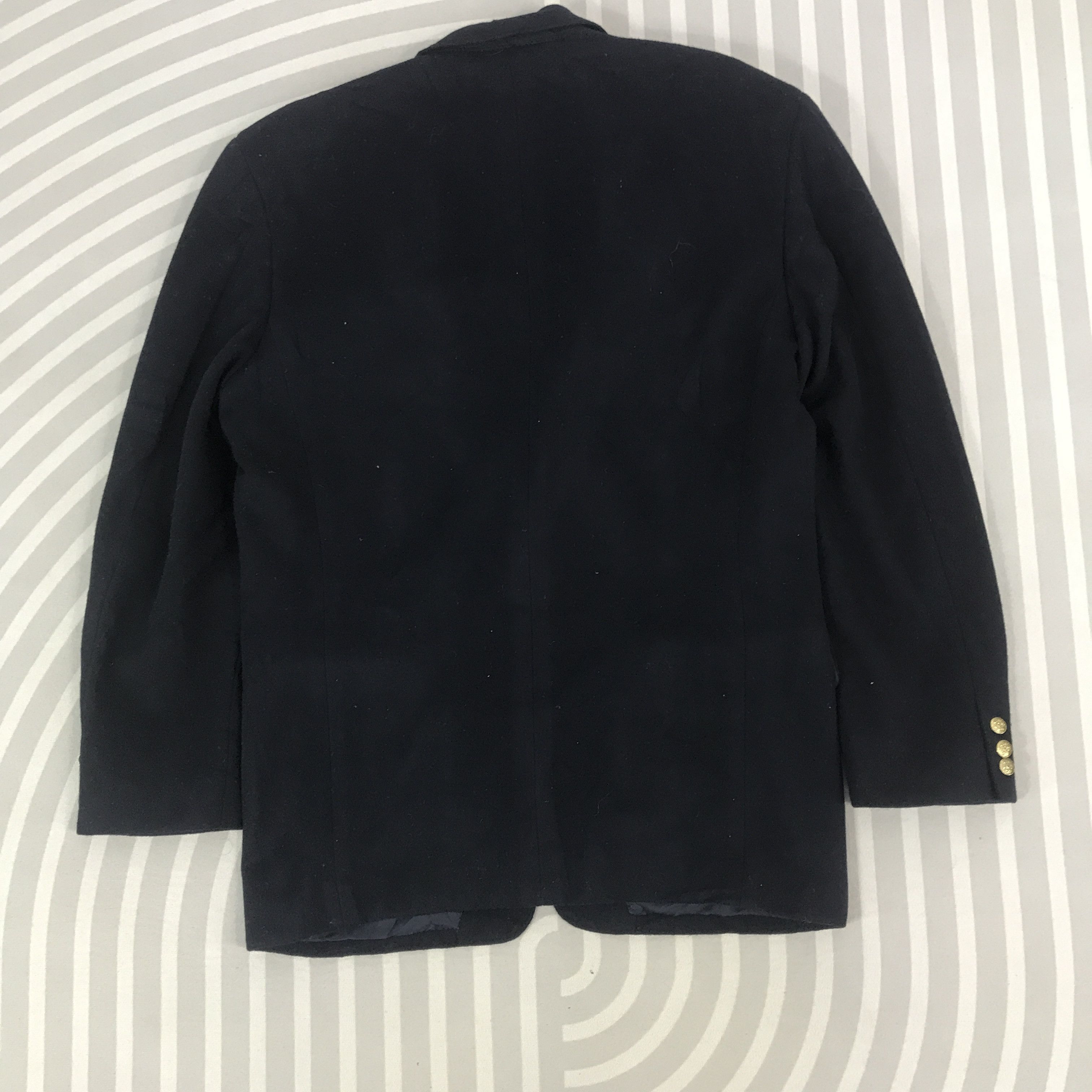 Kenzo × Vintage Vintage Kenzo Wool Blazer gold button Jacket Size US L / EU 52-54 / 3 - 3 Thumbnail