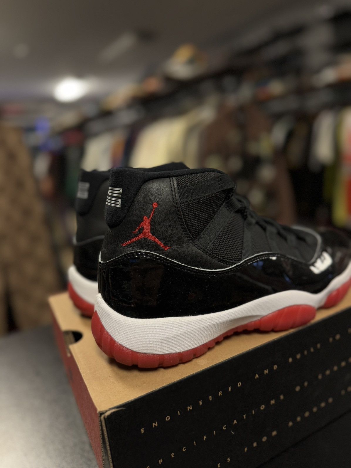 Jordan Brand × Nike Jordan 11 Bred High (378037-061) Size 9.5 W/ Box Size US 9.5 / EU 42-43 - 7 Thumbnail