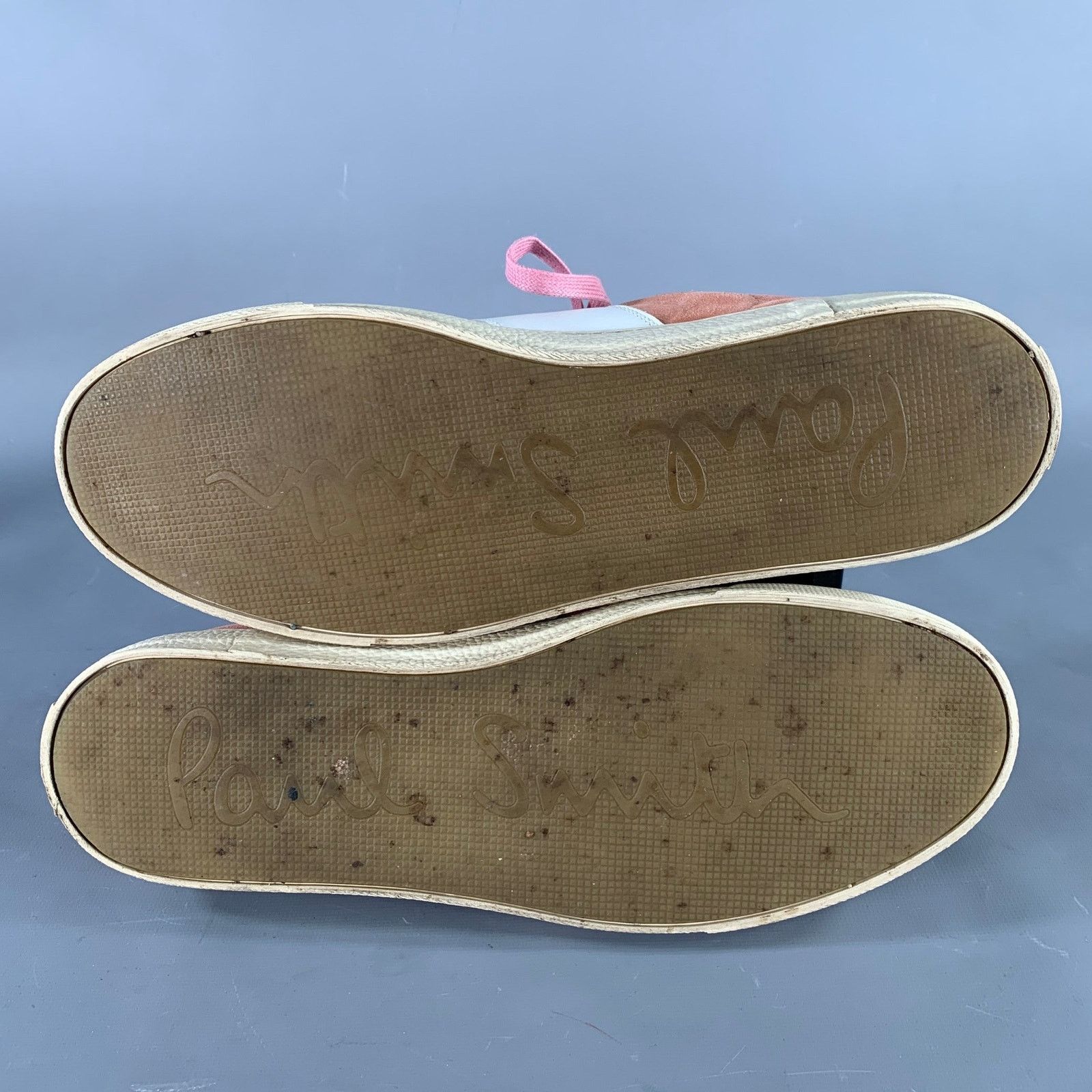 Paul Smith PAUL SMITH Levon Pink White Suede Leather Low Top Sneakers Size US 9 / EU 42 - 6 Thumbnail