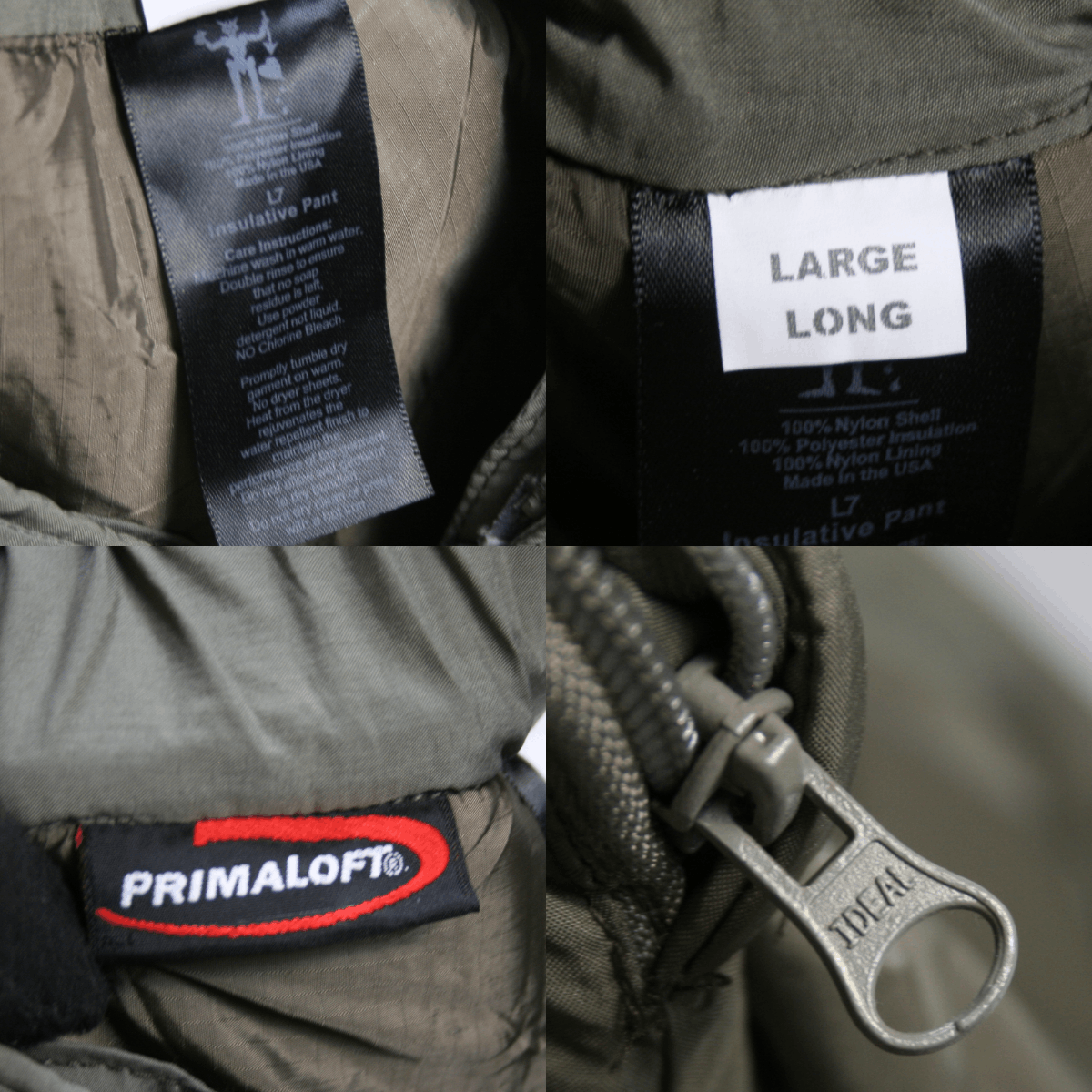 Other US Military Level 7 Insulative Primaloft Pants Size US 34 / EU 50 - 8 Thumbnail