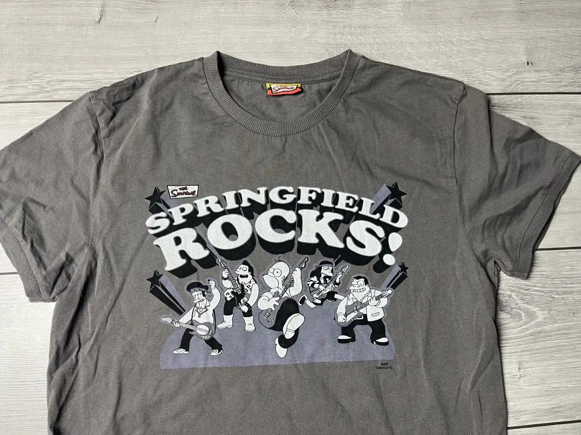 Anime The Simpsons Tshirt Springfield Rocks anima size Medium Size US M / EU 48-50 / 2 - 3 Thumbnail