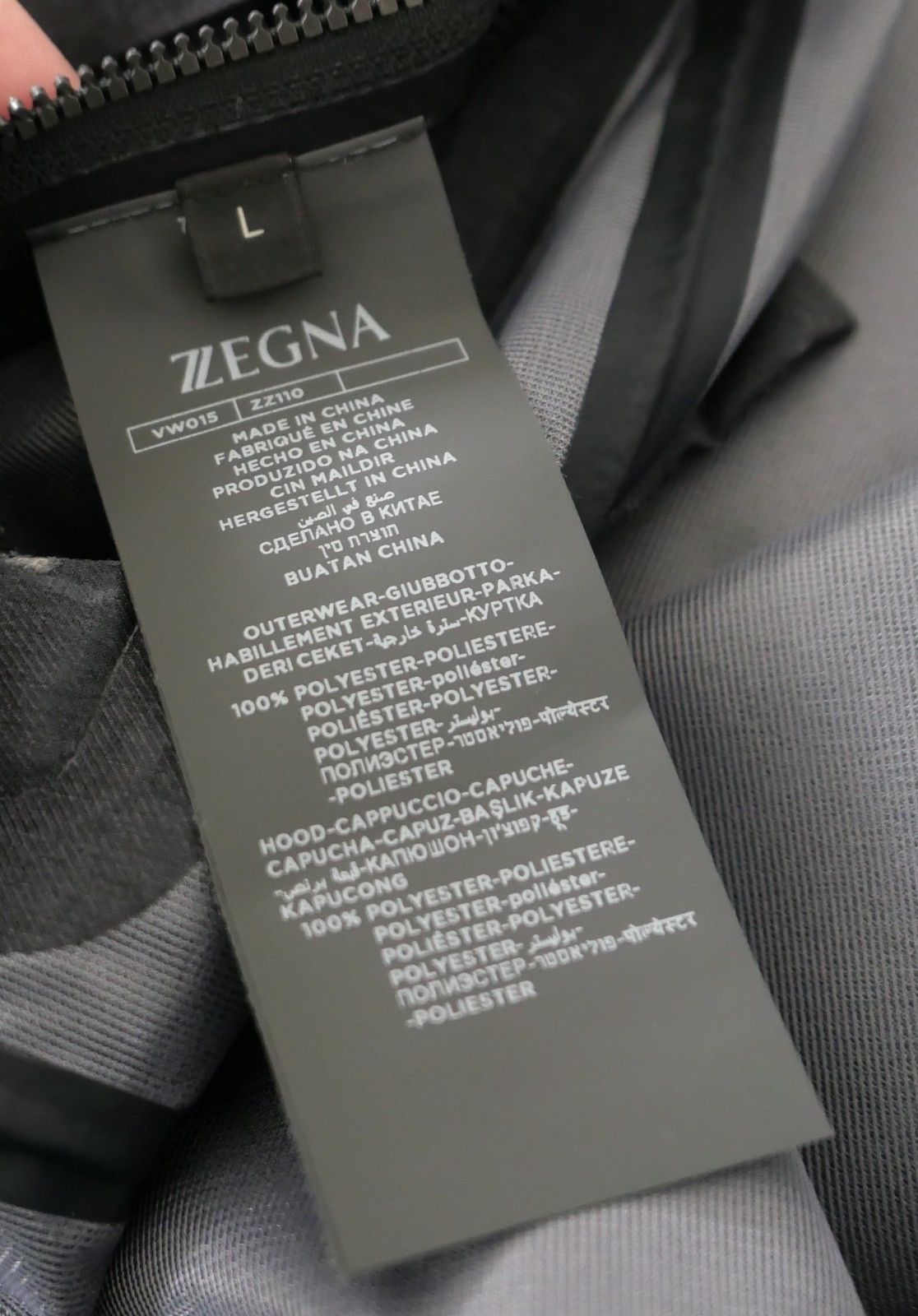 Ermenegildo Zegna Zegna Black 2 in 1 Soft Shell Anorak Puffer Coat Jacket Size US L / EU 52-54 / 3 - 12 Thumbnail