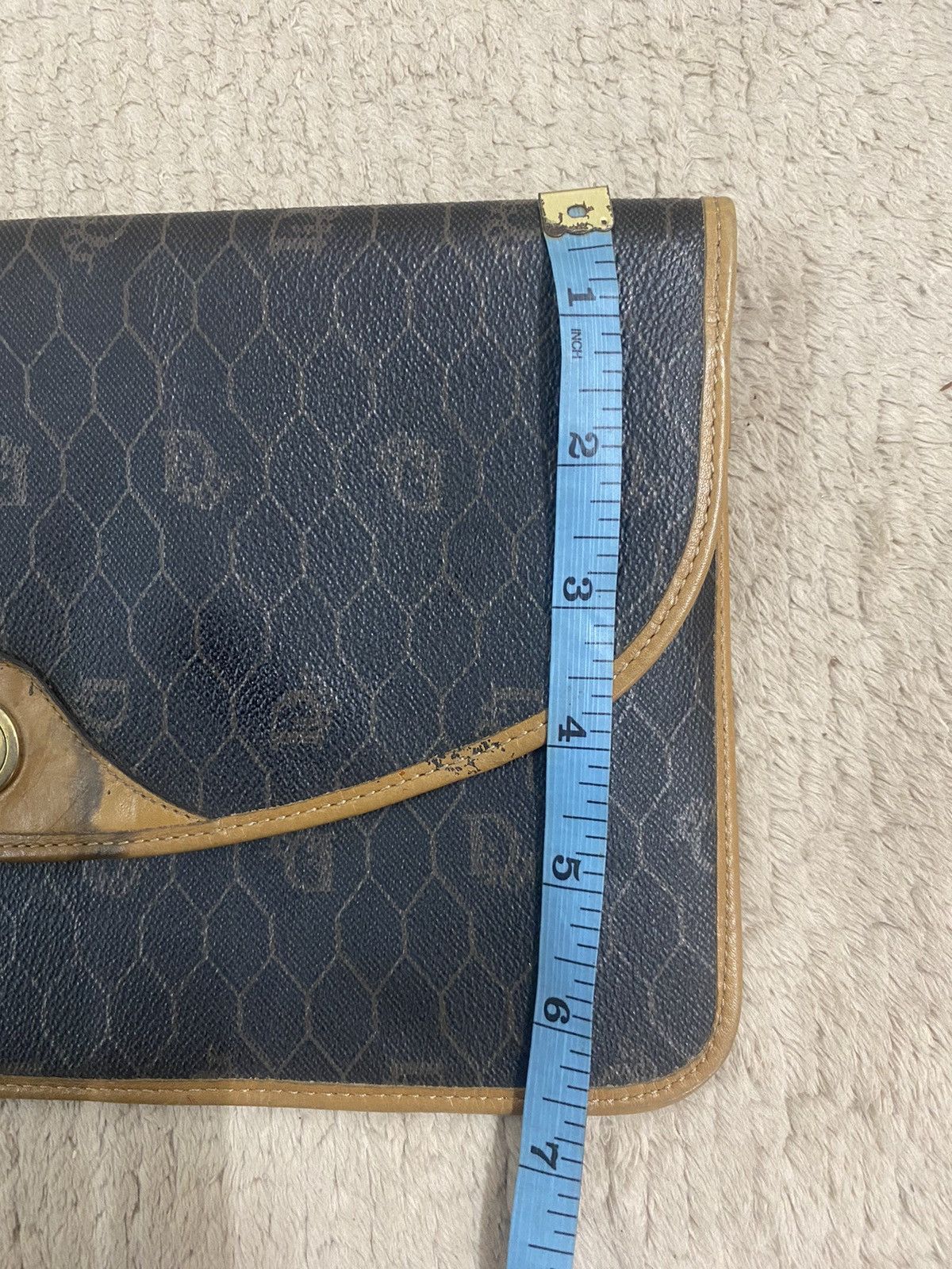 Christian Dior Monsieur × Dior Vintage Honeycomb Dior Clutch Bag Size ONE SIZE - 10 Thumbnail