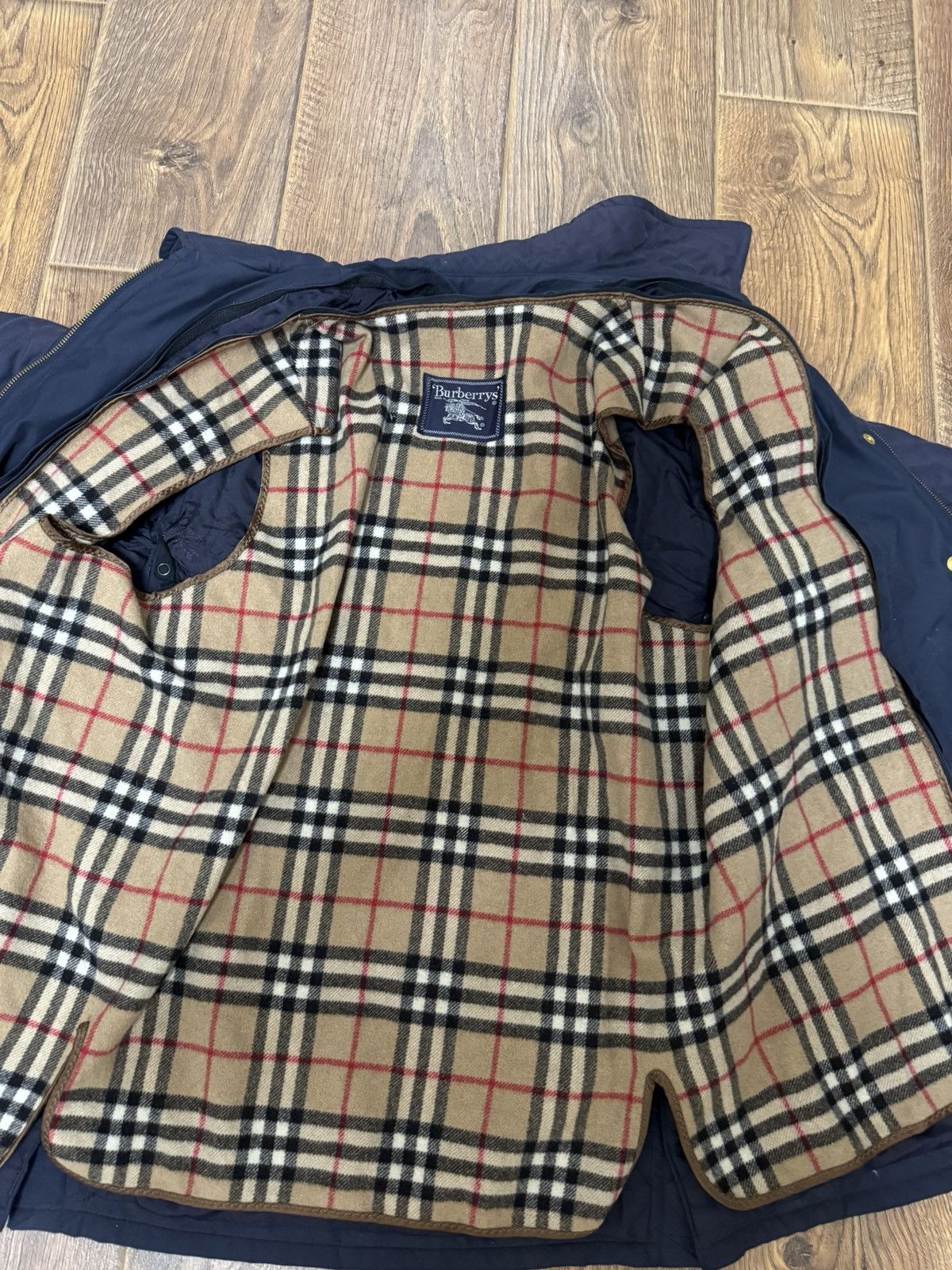 Burberry Burberry Wool jacket Navy vintage Size M / US 6-8 / IT 42-44 - 11 Thumbnail