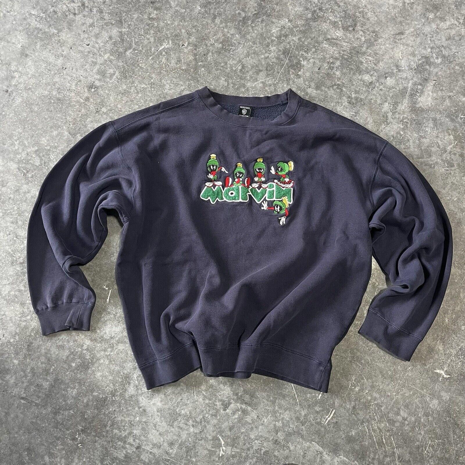 Designer Vintage 90s Warner Bros Looney Tune Crewneck Sweatshirt XXL Size US 40 / EU 56 - 1 Thumbnail