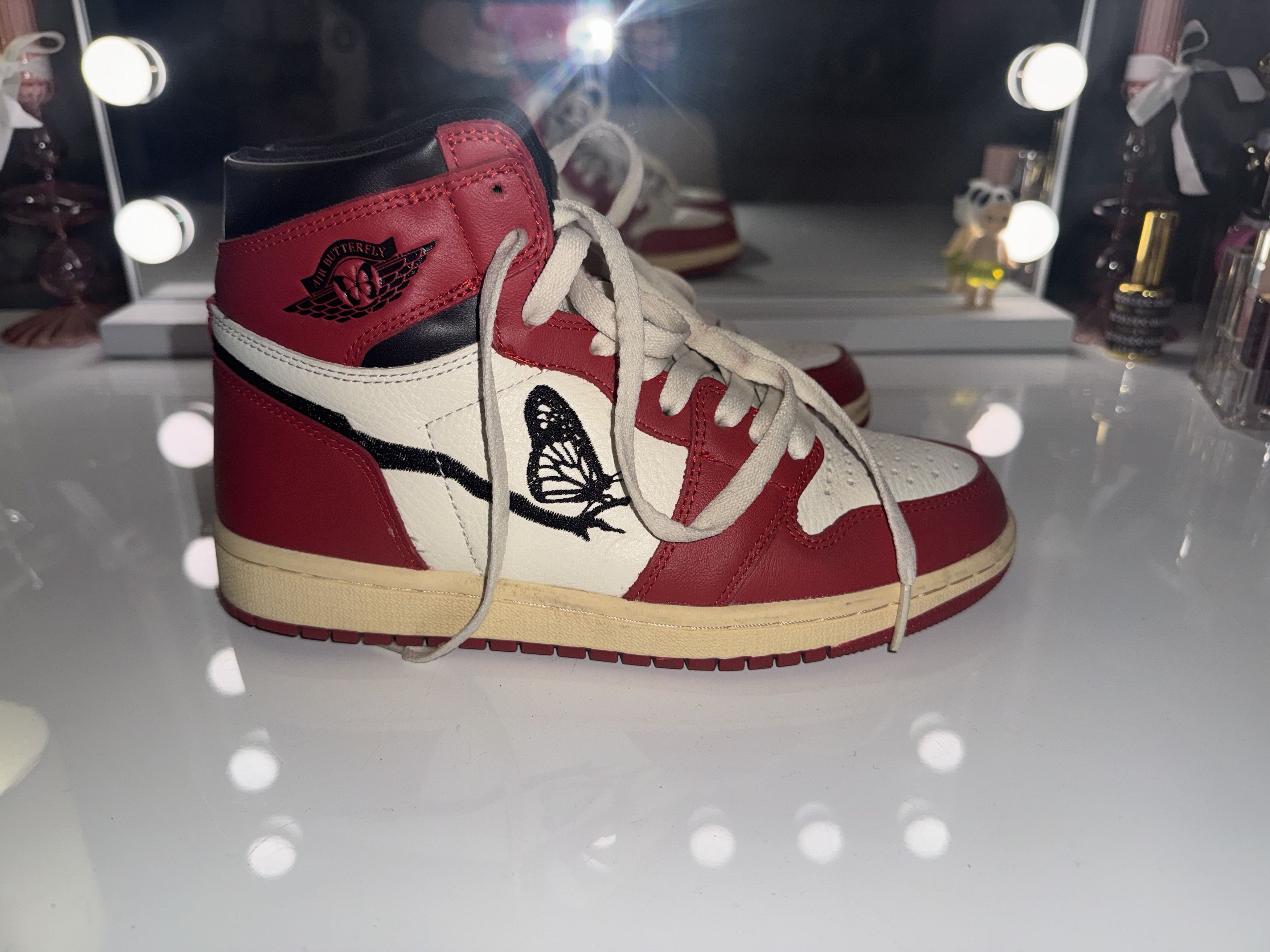 AMAC Studios Jordan 1 Chicago AMAC Custom Sneakers Size US 8 / IT 38 - 3 Thumbnail