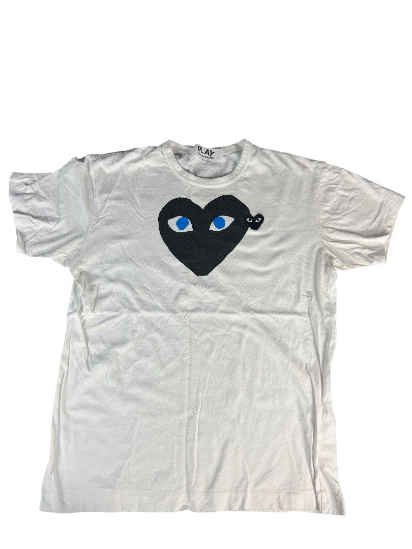 Comme des Garcons Comme des Garçons PLAY Black Heart Tee – White (XL) Size US XL / EU 56 / 4 - 1 Thumbnail