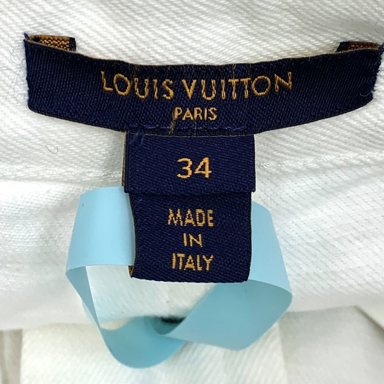 Louis Vuitton Louis Vuitton Monogram Leather Patch Denim Shorts K26WX Size 24" / US 00 / IT 34 - 5 Thumbnail