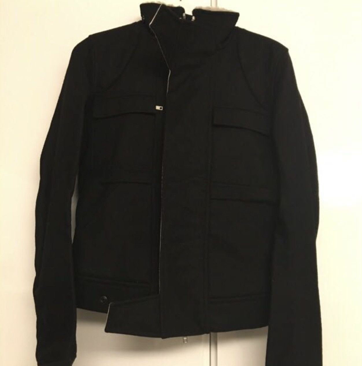 Image of Rick Owens 2008 Fw Jacket in Black, Men's (Size XS)