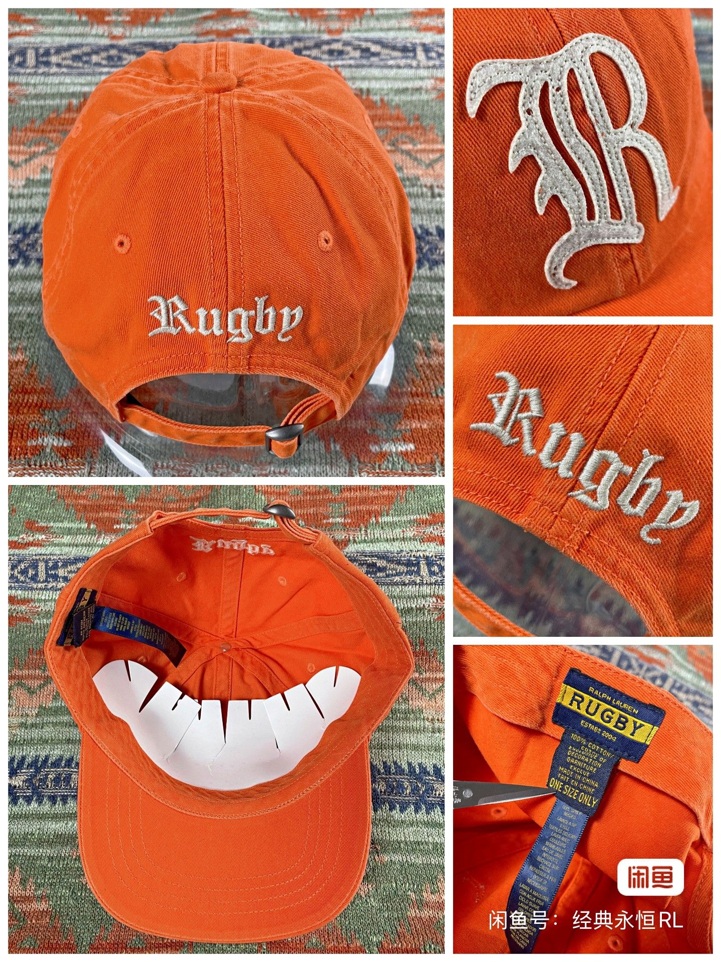 Ralph Lauren Ralph Lauren rugby Skull baseball hat cap Size ONE SIZE - 2 Thumbnail