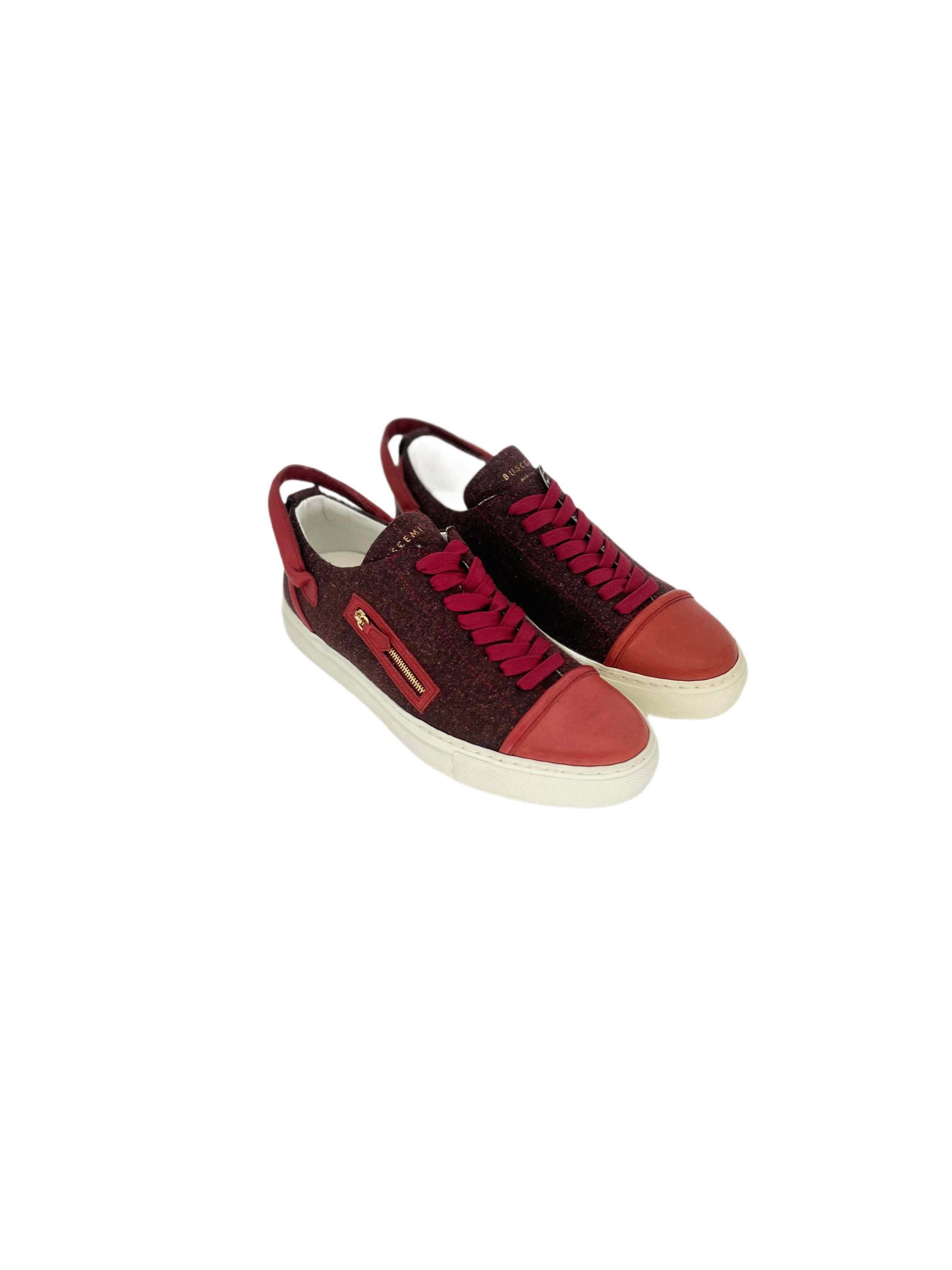 Buscemi Wool Canvas 50mm Low Trainers Size US 6 / EU 39 - 1 Thumbnail