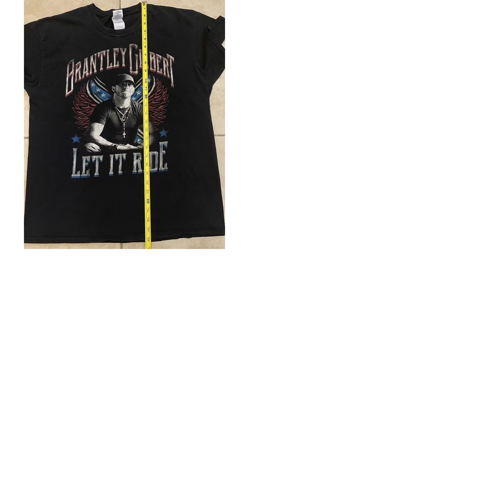 Vintage Vtg Brantley Gilbert Tour Shirt L Concert Rock Grunge 90s Black Mens Size US L / EU 52-54 / 3 - 9 Thumbnail