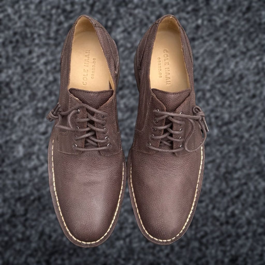 Cole Haan Cole Haan Men's Centre ST Leather Oxfords Brown Size 8.5 Dress Oxford Mens Brown Leather Upper Shoe Size 8.5 Size US 9 / EU 42 - 1 Thumbnail