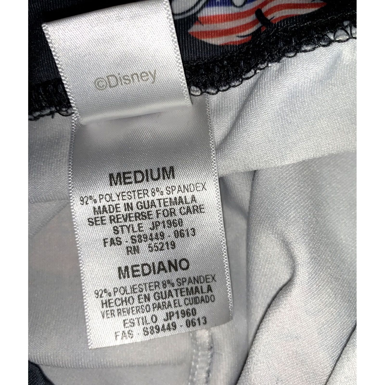 Disney Disney Leggings Womens Medium Mickey Mouse Ombré Flag USA Stretch Polyester Blend Spandex Cartoon Disney Parks Size 32" / US 10 / IT 46 - 4 Thumbnail