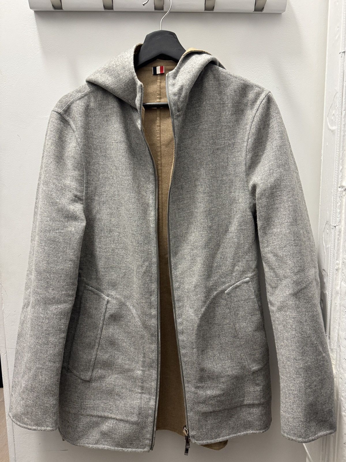 Thom Browne Reversible Thom Browne Virgin Wool Coate Size US XS / EU 42 / 0 - 1 Thumbnail