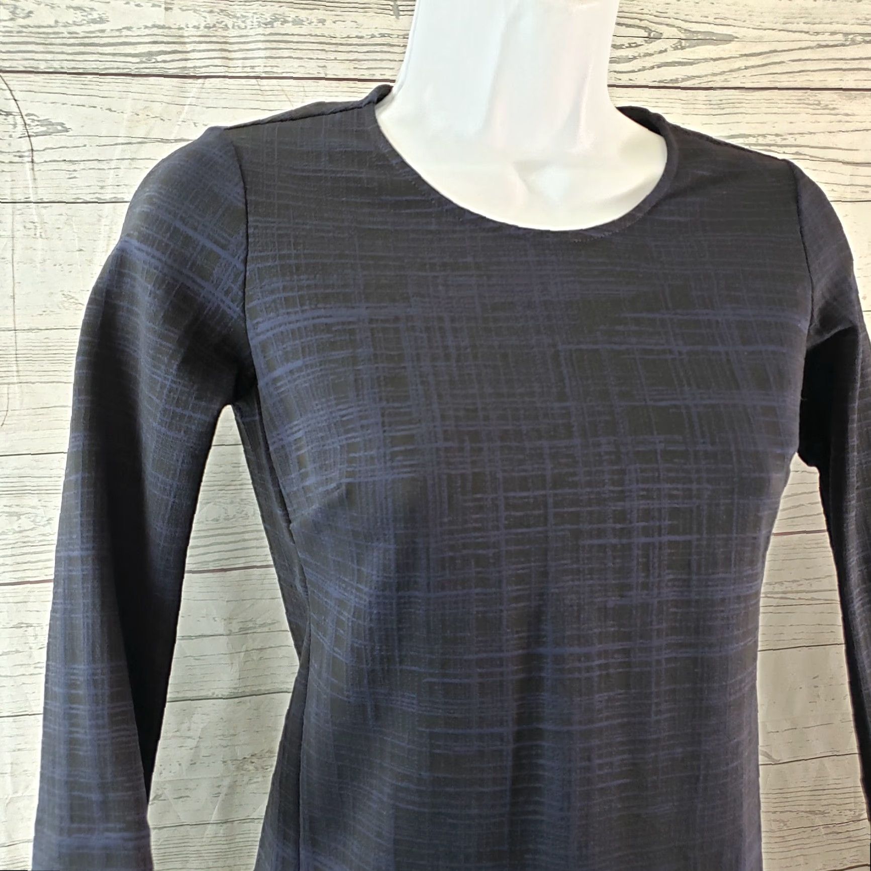 Theory Theory Womens Mini Dress Sz 0 Black 3/4 Sleeve Dress Womens Black Theory Mini 0 Size XS / US 0-2 / IT 36-38 - 2 Thumbnail