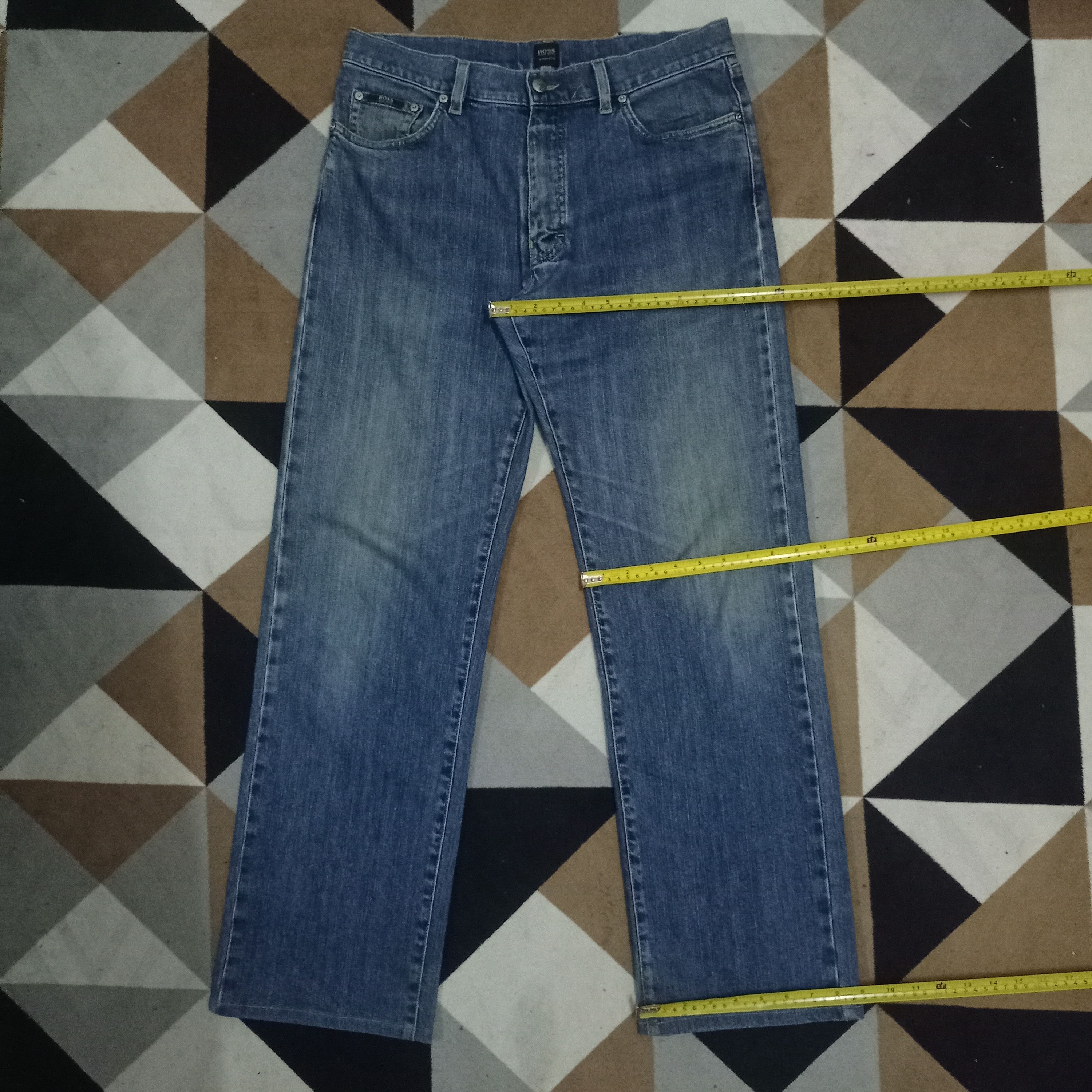 Hugo × Hugo Boss Vintage Hugo Boss Texas Classic Baggy Blue Jeans Size US 32 / EU 48 - 10 Thumbnail