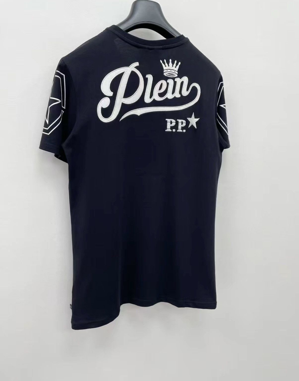 Philipp Plein PHILIPP PLEIN Embroidered & Rhinestone Short Sleeve J30 Size US XL / EU 56 / 4 - 6 Thumbnail