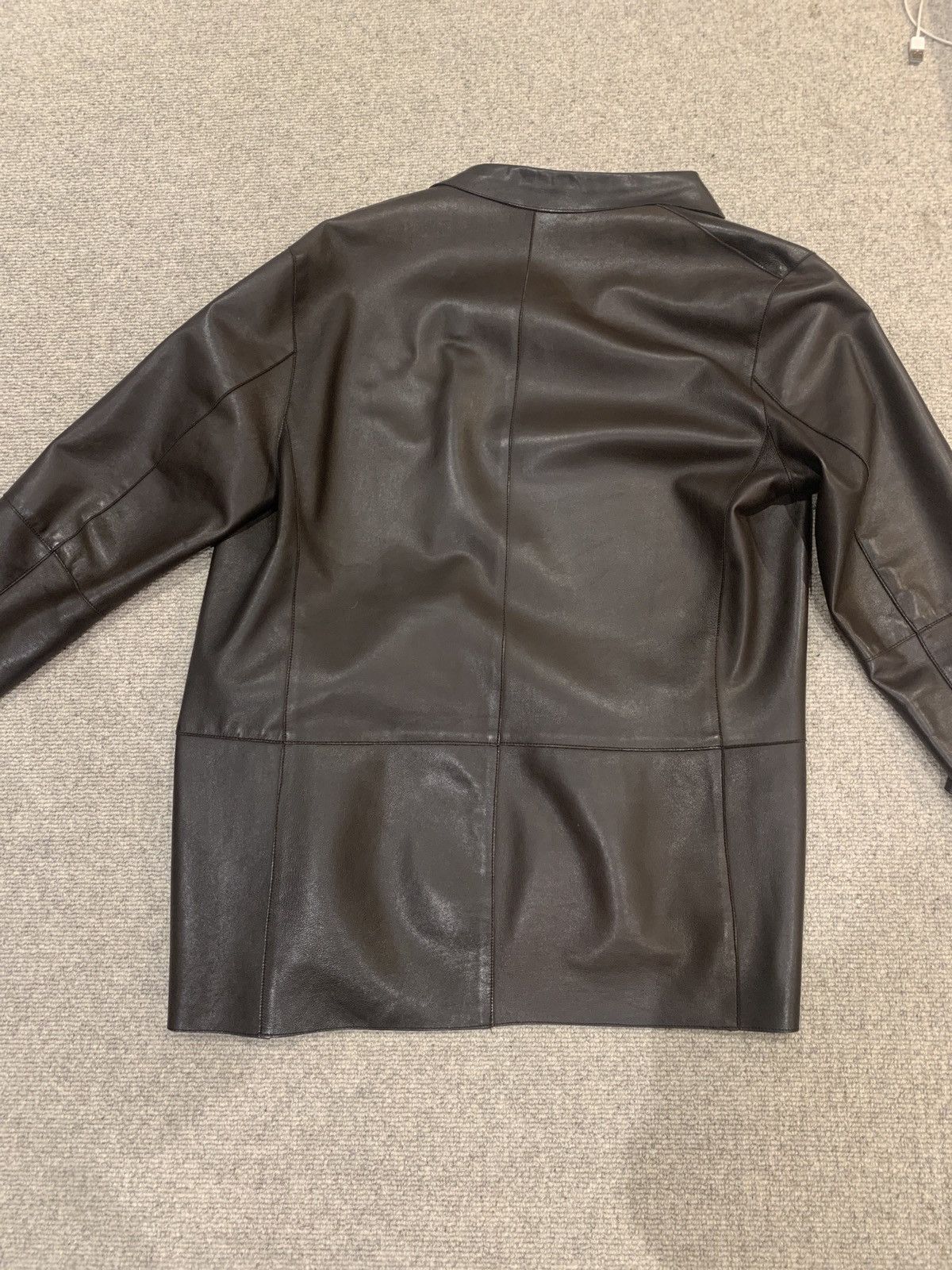Armani × Armani Collezioni × Giorgio Armani 80s armani leather jacket Size US L / EU 52-54 / 3 - 2 Thumbnail
