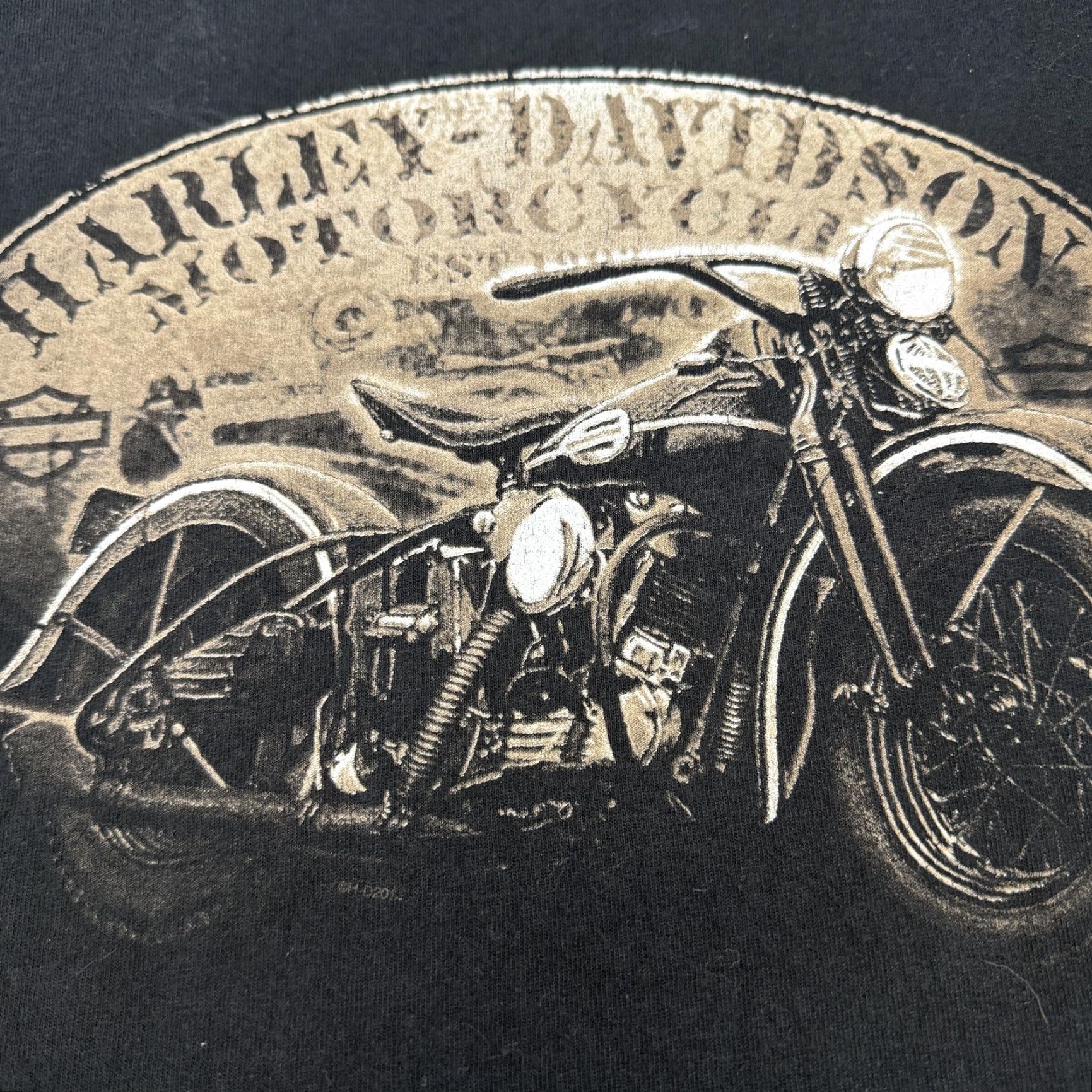 Harley Davidson VINTAGE Harley-Davidson Shirt Mens XL Black Hawkeye Coralville Iowa USA 2000s Size US XL / EU 56 / 4 - 6 Thumbnail