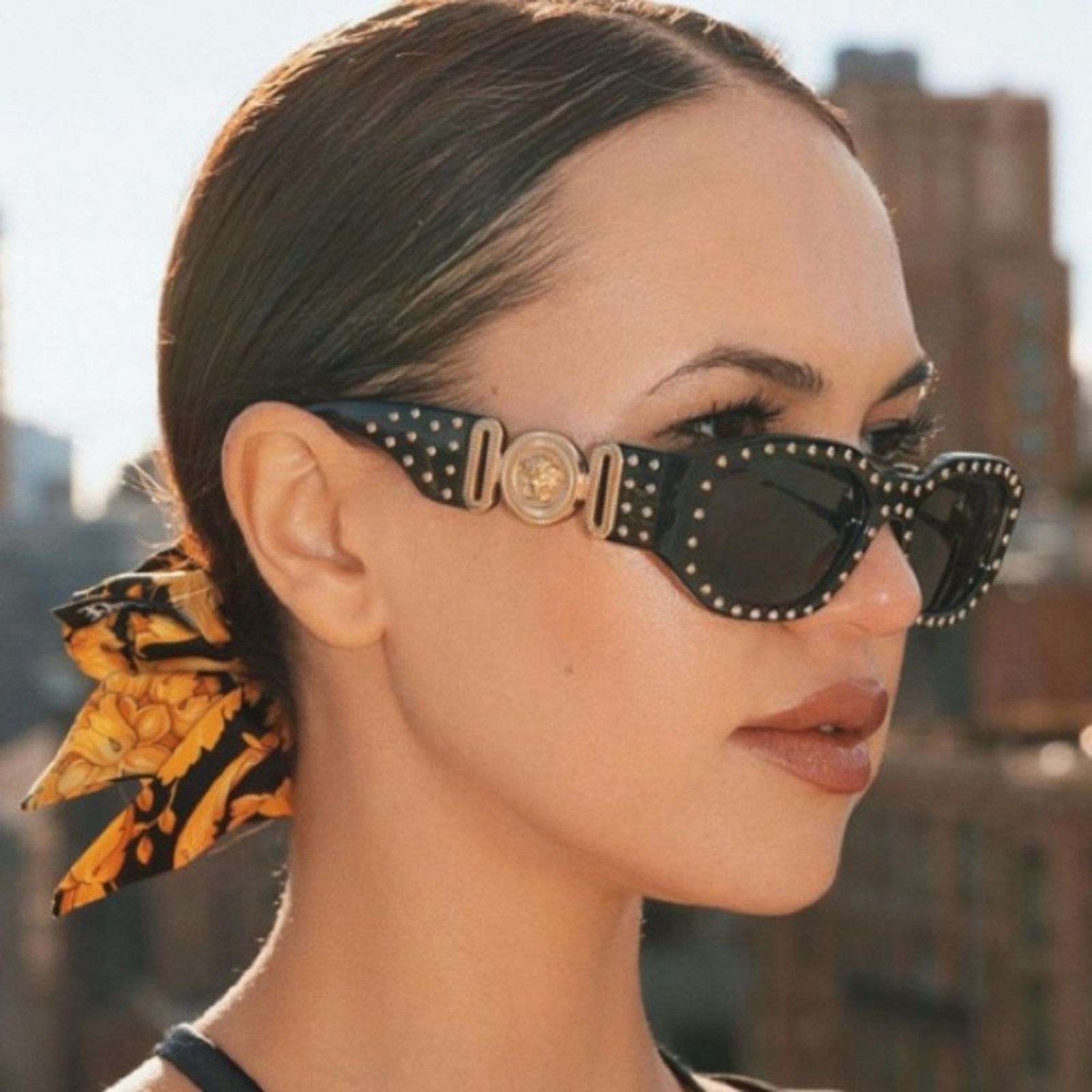 Versace New! VERSACE Sunglasses VE4361 536087, Authentic Size ONE SIZE - 4 Thumbnail