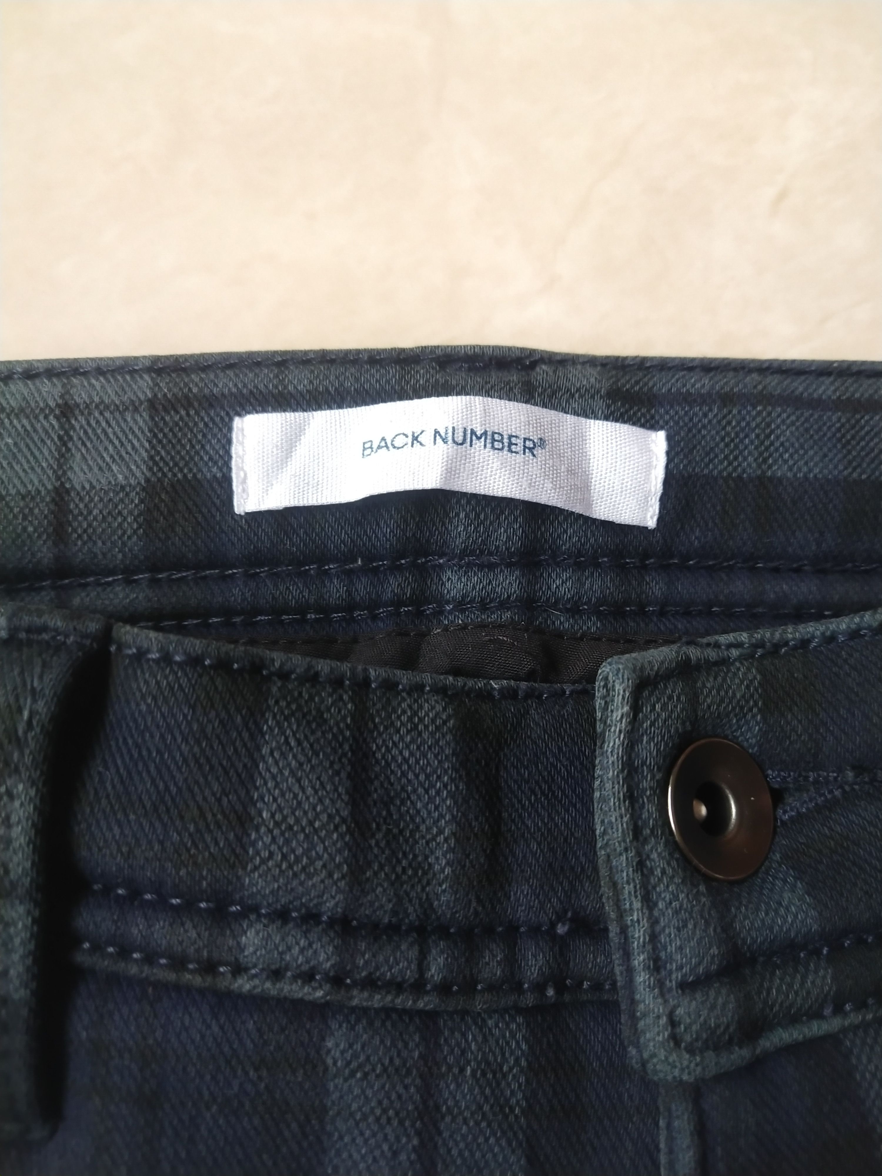 Hysteric Glamour Back Number Blackwatch Plaid Fleece Lined Stretch Pants Size 25" / US 0 / IT 36 - 7 Thumbnail