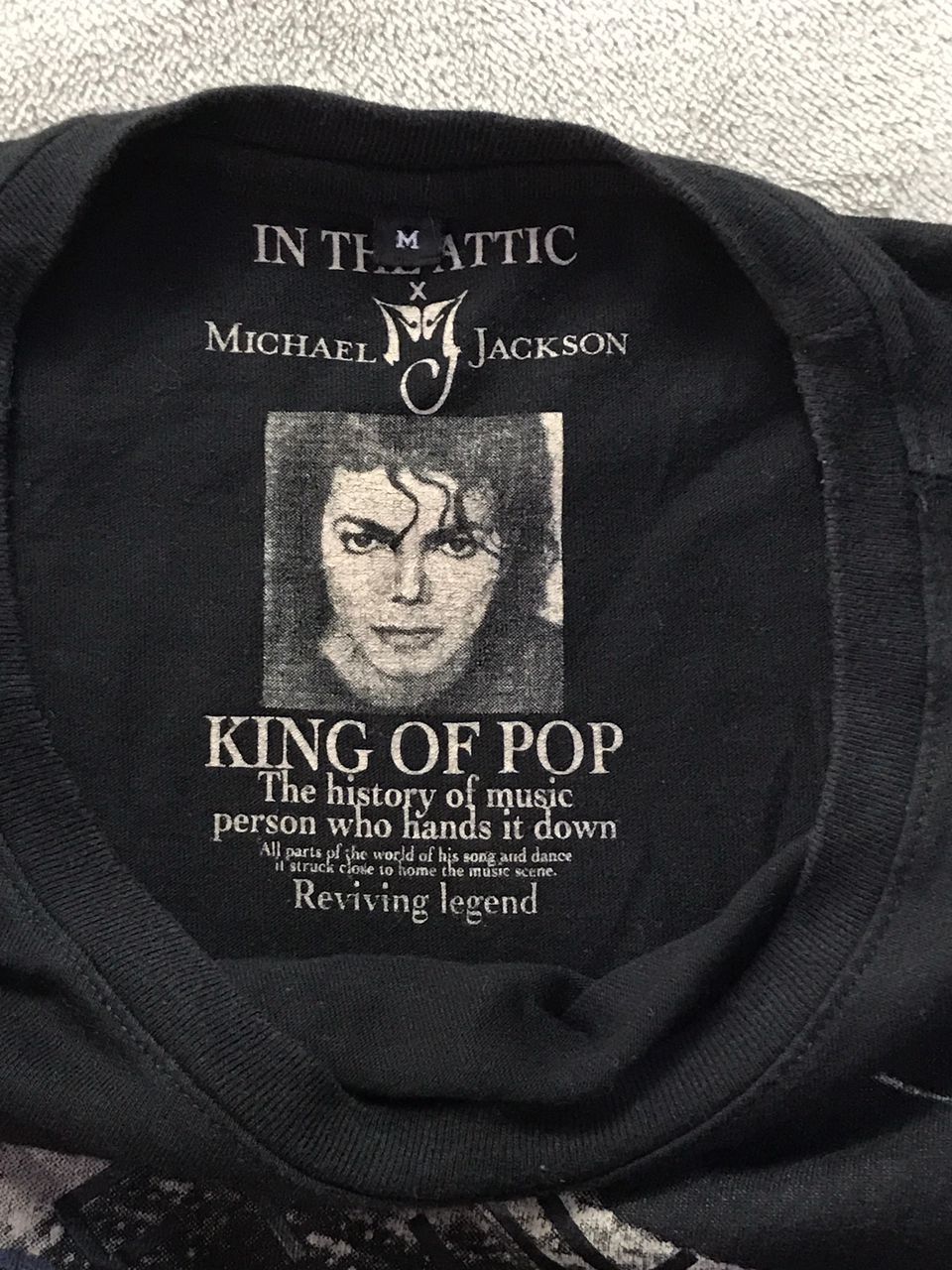 Band Tees In The Attic x Michael Jakson T-Shirt Size US M / EU 48-50 / 2 - 3 Thumbnail