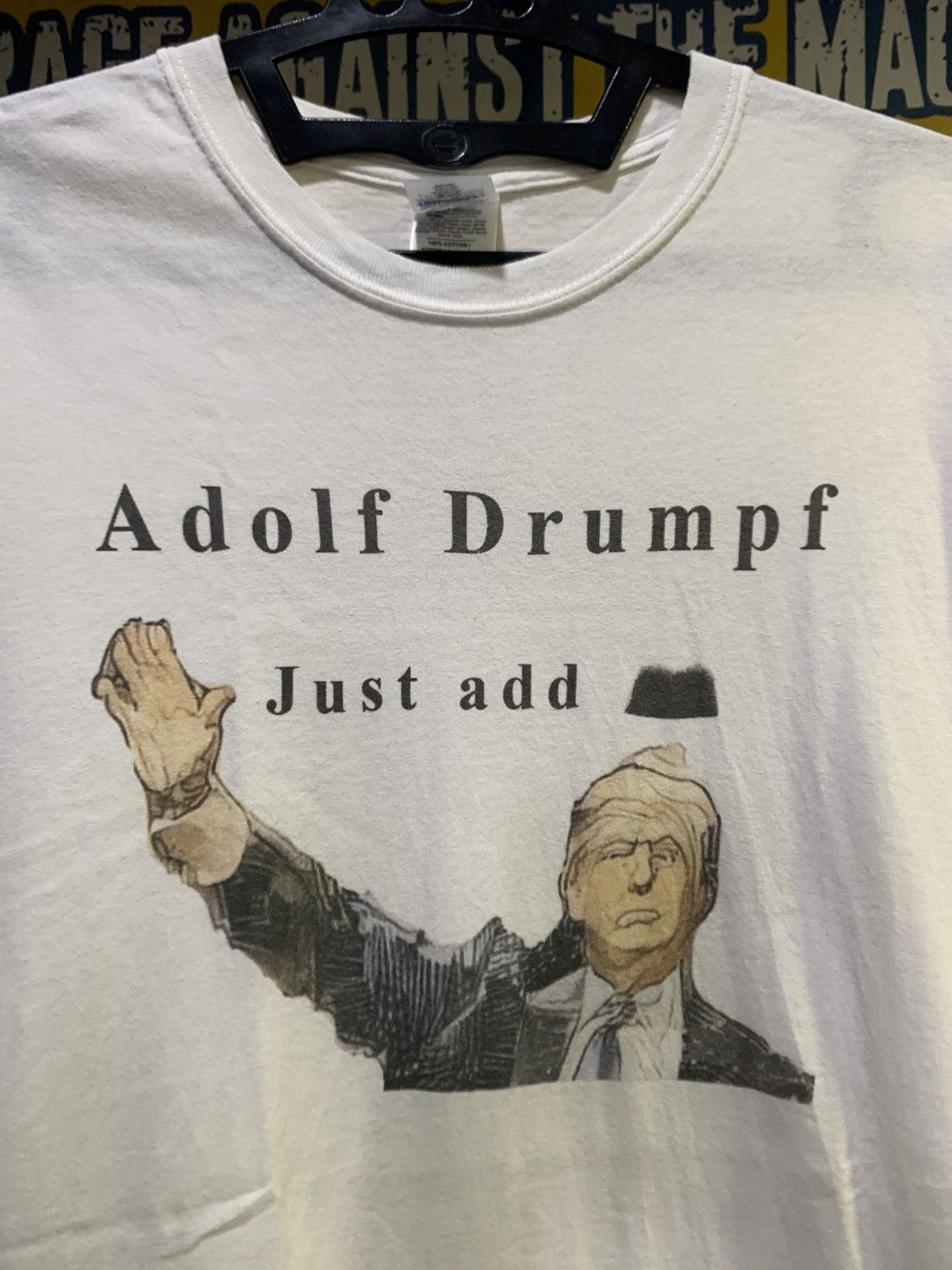 Infinite Archives ADOLF DRUMPF “Just Add Mustache” Propaganda Tee Size US XL / EU 56 / 4 - 1 Thumbnail