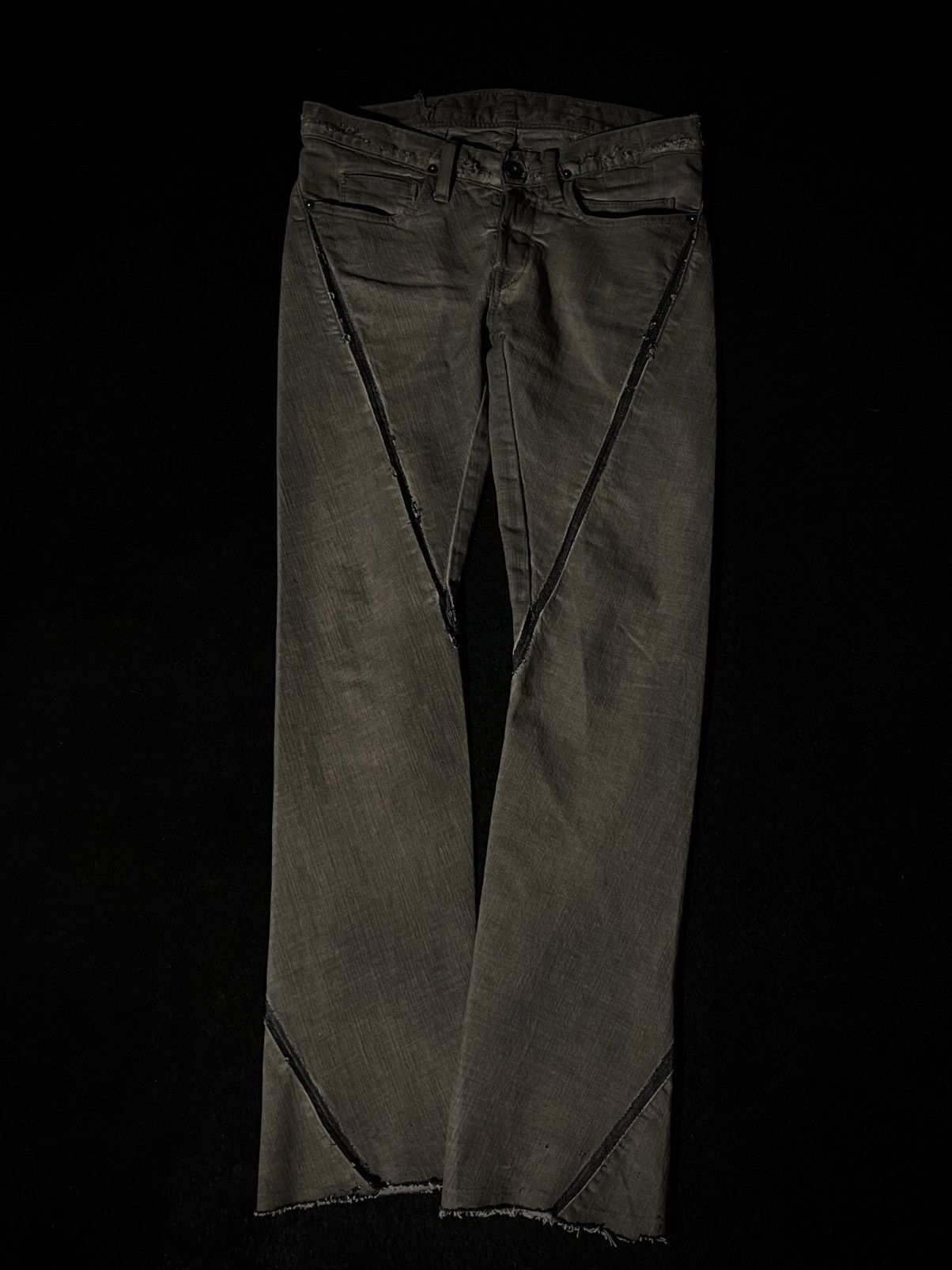 Rick Owens × Rick Owens Drkshdw RICK OWENS FW07 DS1303 DUST SPIRAL DENIM Size US 29 - 5 Thumbnail