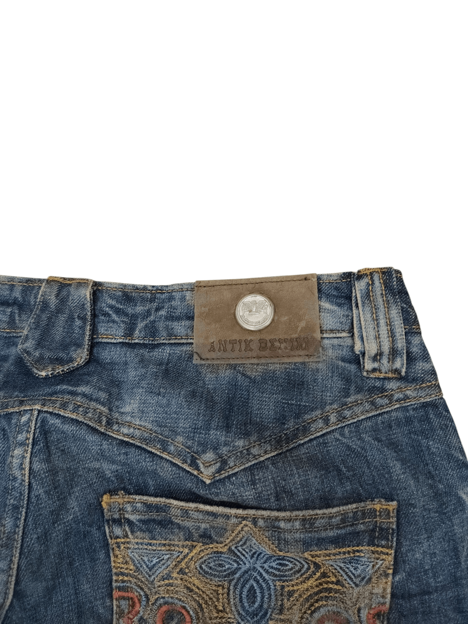 Antik Denim Vintage Y2K Antik Denim Embroidered Tiger & Dragon Flare Size US 30 / EU 46 - 8 Thumbnail
