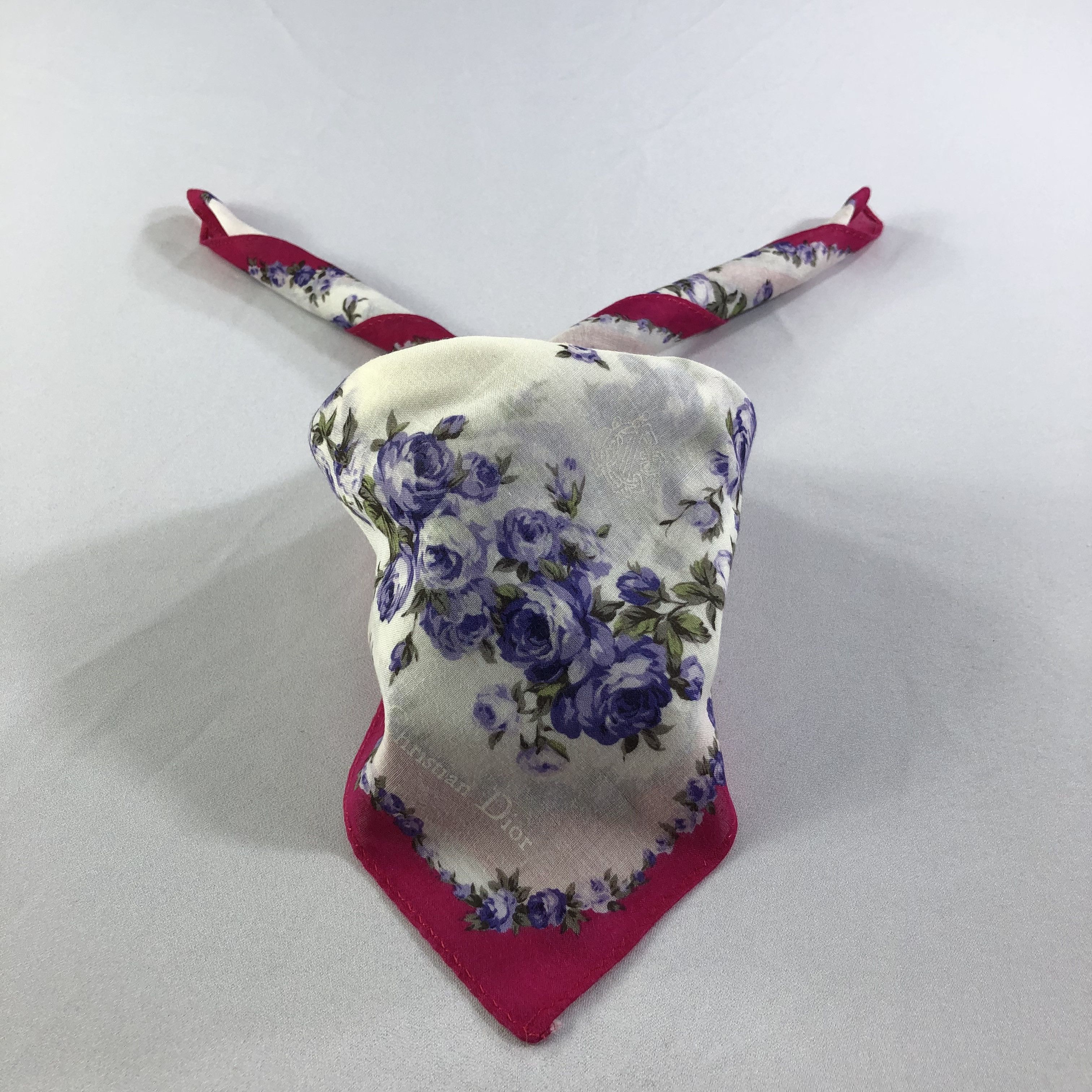 Vintage ChRIStian diOR Handkerchief Neckerchief Bandana H1581 Size ONE SIZE - 1 Thumbnail