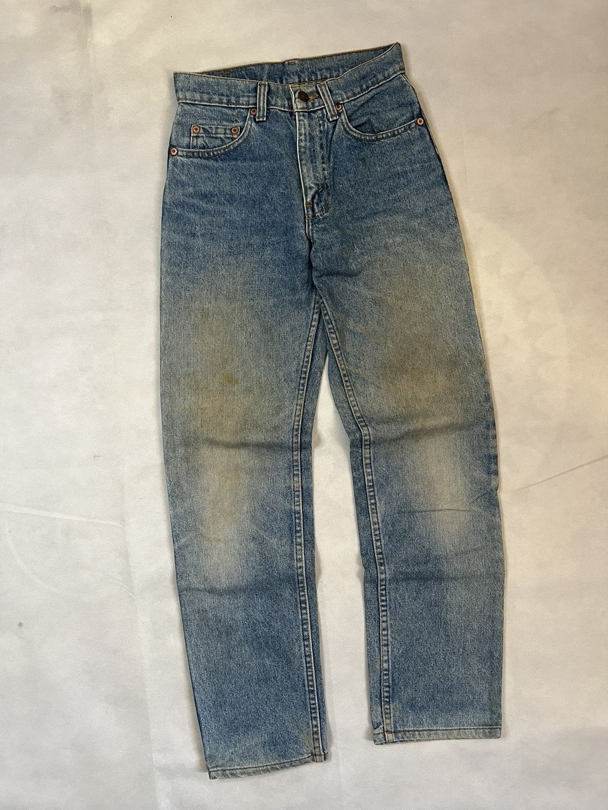 Levi's Vintage Clothing Vtg 90's Levis 510 Blue Wash Denim Size US 26 / EU 42 - 2 Thumbnail