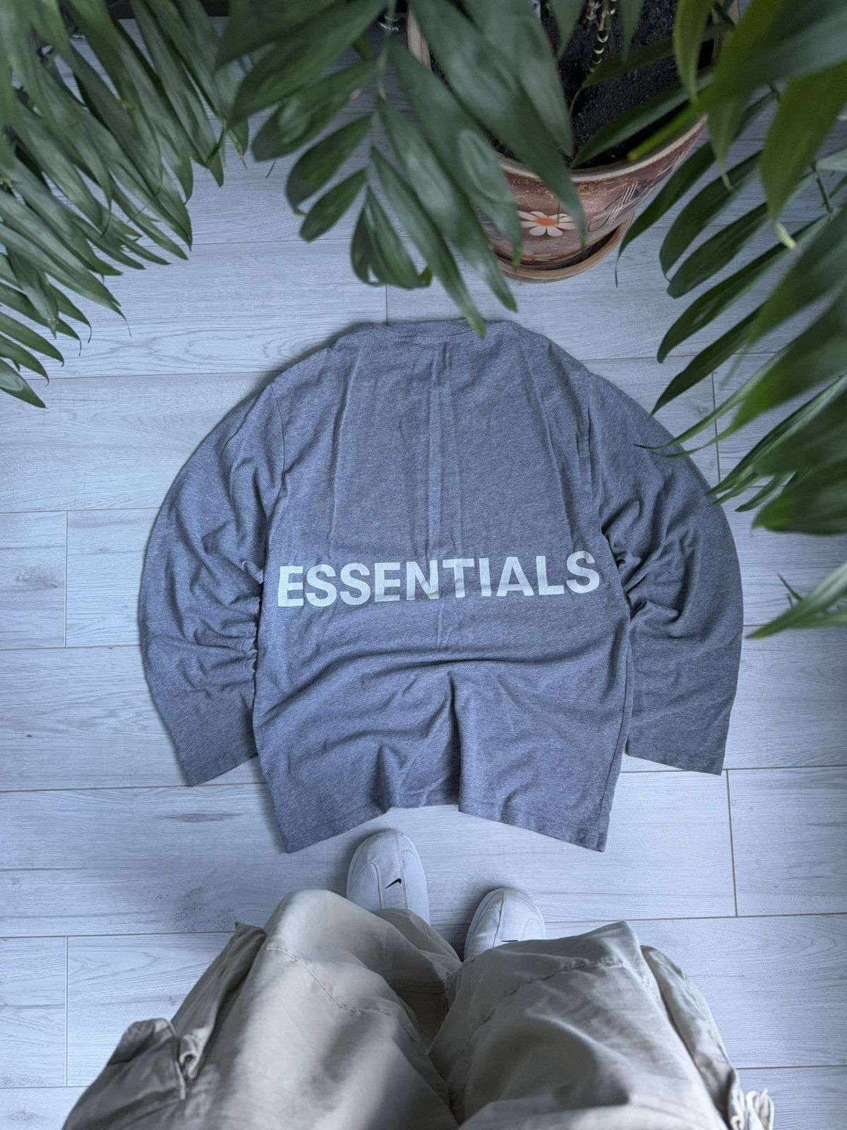 Essentials × Fear of God Essential Fear of God Longsleeve shirt Size US S / EU 44-46 / 1 - 1 Thumbnail