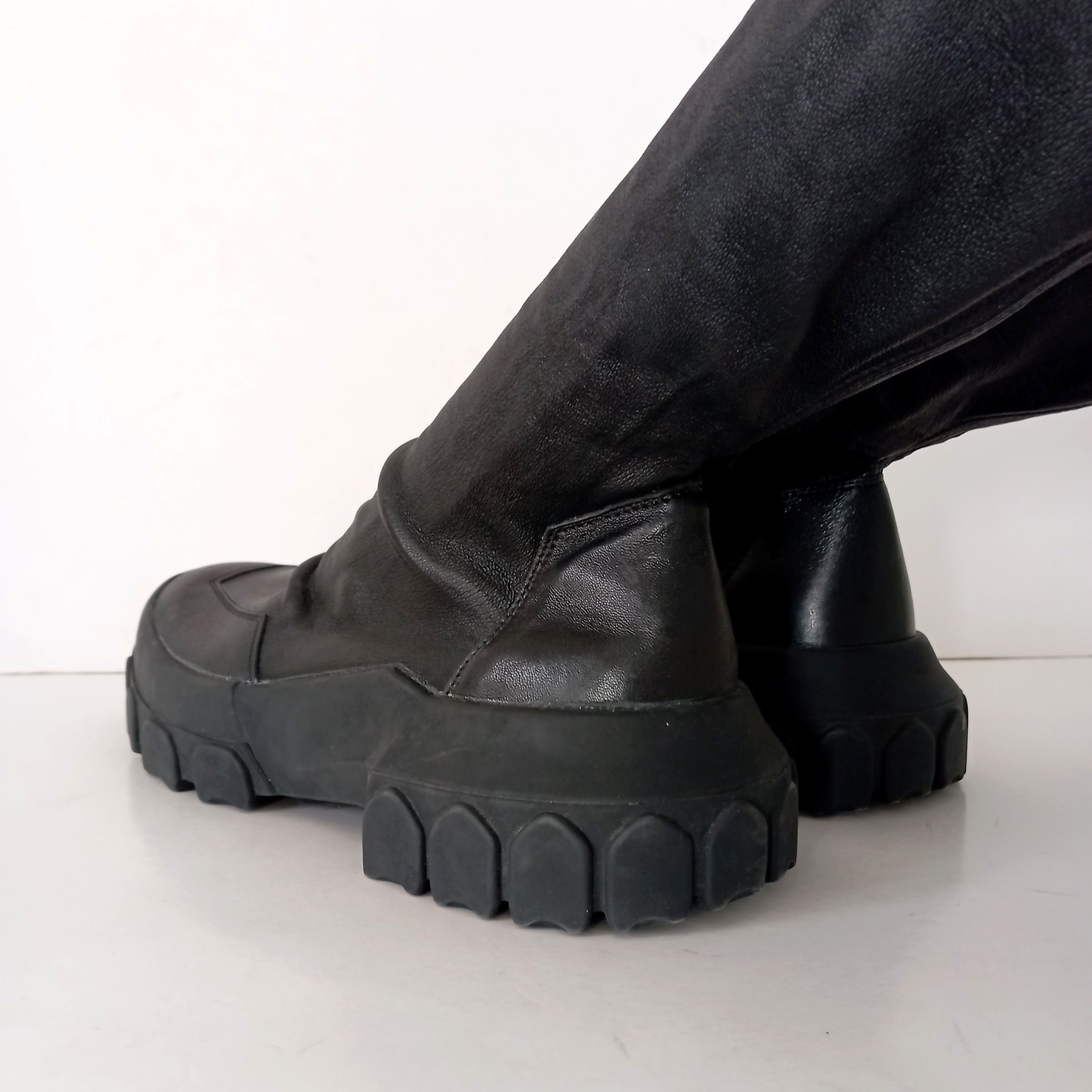 Rick Owens Ramones Tractor Boots Size US 8 / EU 41 - 6 Thumbnail