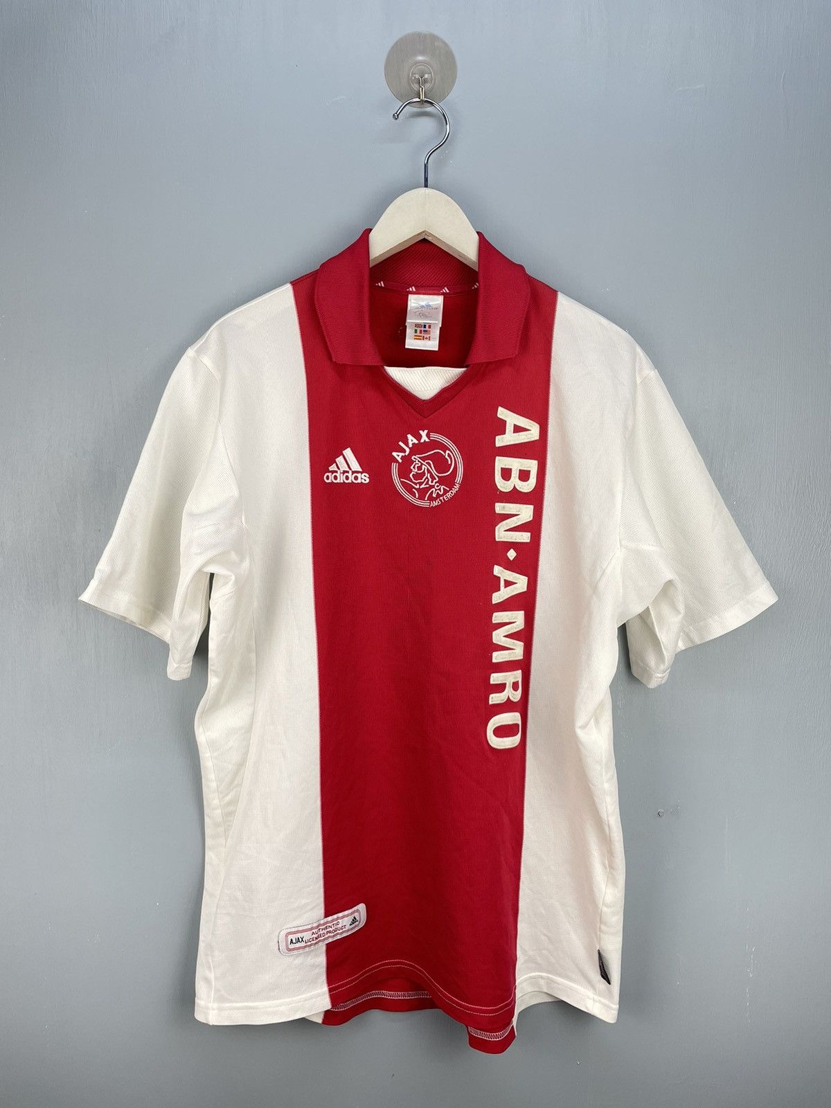 Vintage Vintage 2001-2002 Ajex Amsterdam Adidas jersey Size US L / EU 52-54 / 3 - 1 Thumbnail