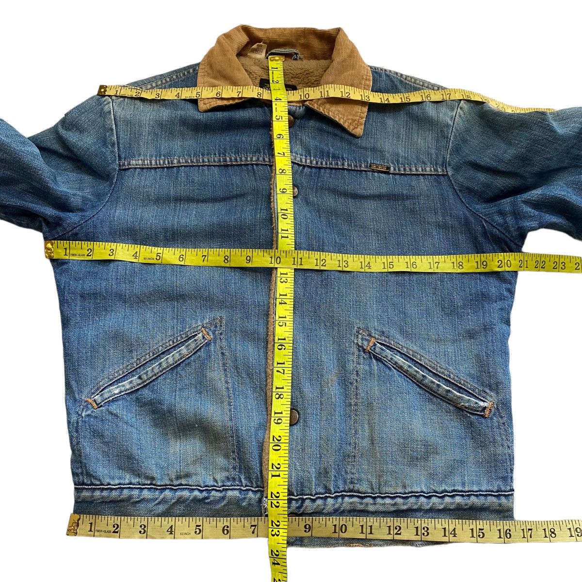 Vintage Vintage 70s Mavericks Blue Bell Denim Sherpa Jacket Size US M / EU 48-50 / 2 - 17 Thumbnail