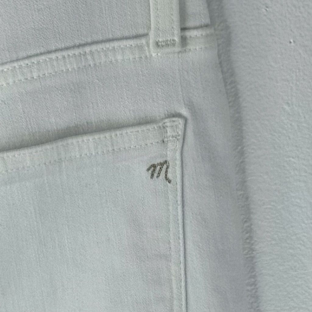 Madewell NWT MADEWELL Women's White High Rise Skinny Crop Jeans W28 Size 28" / US 6 / IT 42 - 6 Thumbnail