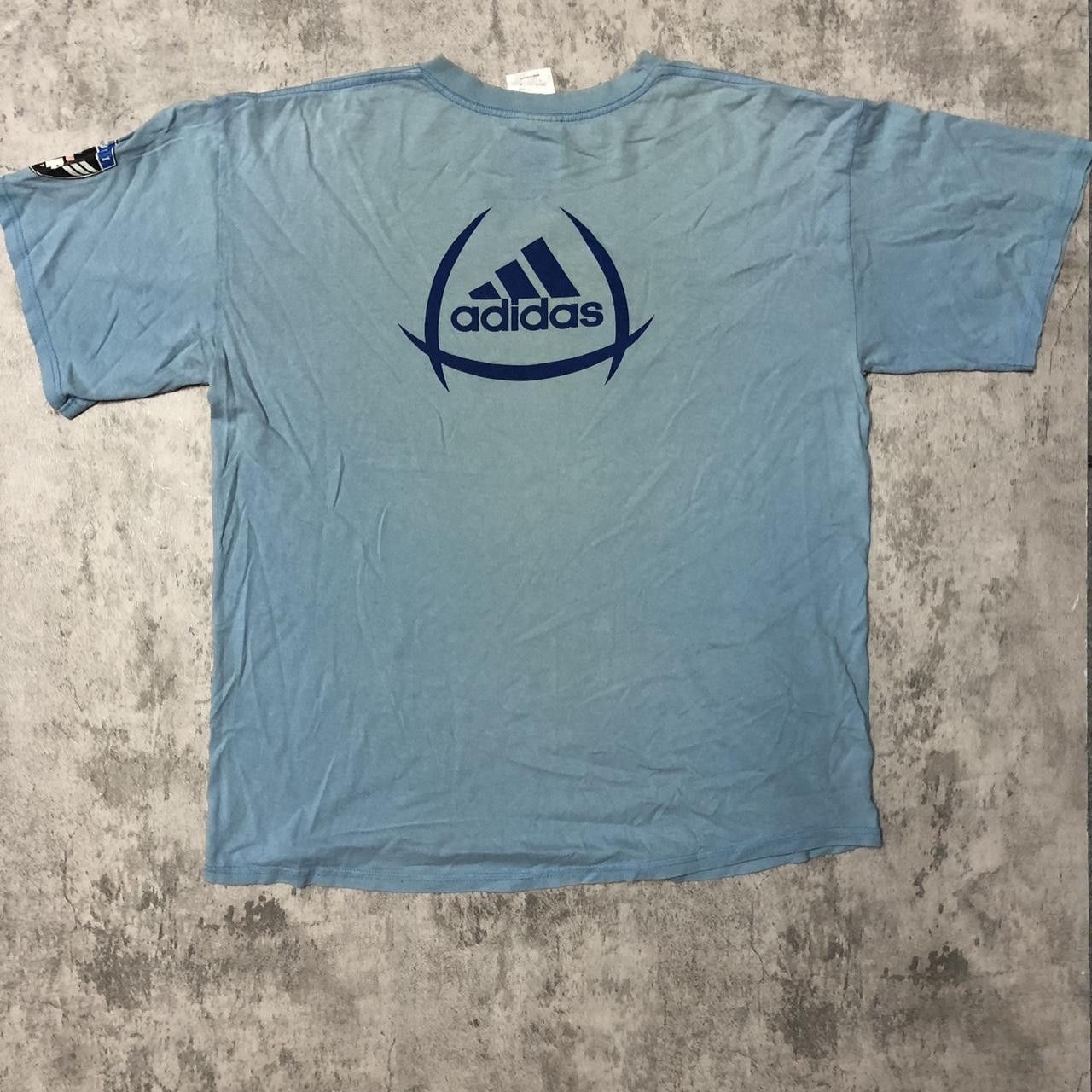 Adidas 2002 US Youth Soccer Region 1 blue cotton t-shirt soccer Size US L / EU 52-54 / 3 - 4 Thumbnail