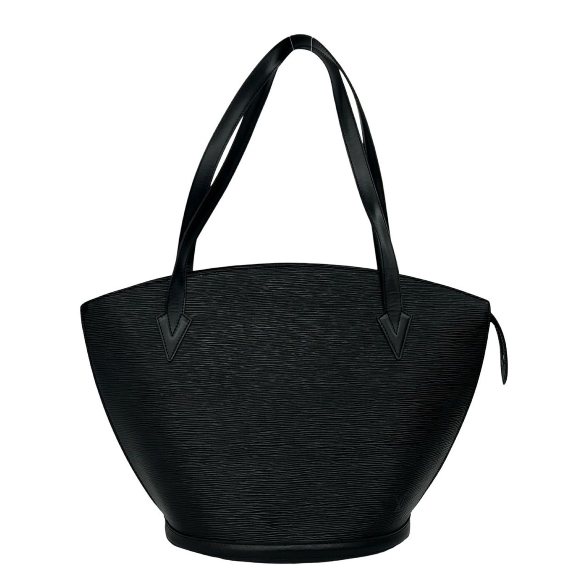 Louis Vuitton LOUIS VUITTON Saint Jacques Shopping Epi Leather Tote Bag Semi Shoulder Noir 481-7 Size ONE SIZE - 1 Thumbnail