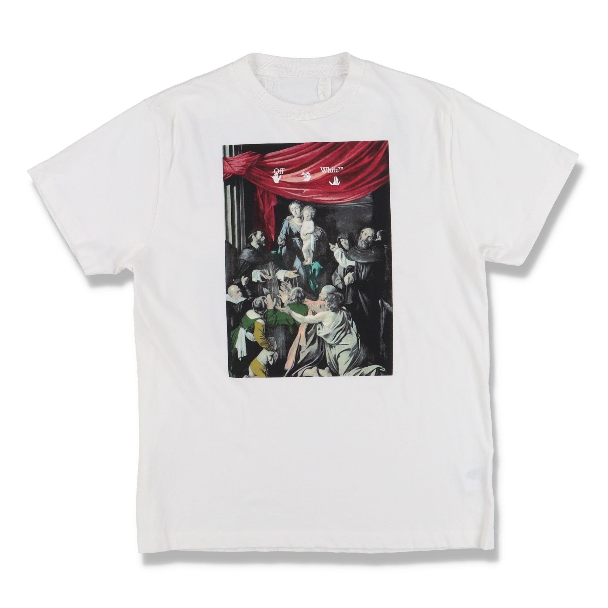 Off-White White Caravaggio Arrows Oversized T-Shirt Size US S / EU 44-46 / 1 - 1 Thumbnail