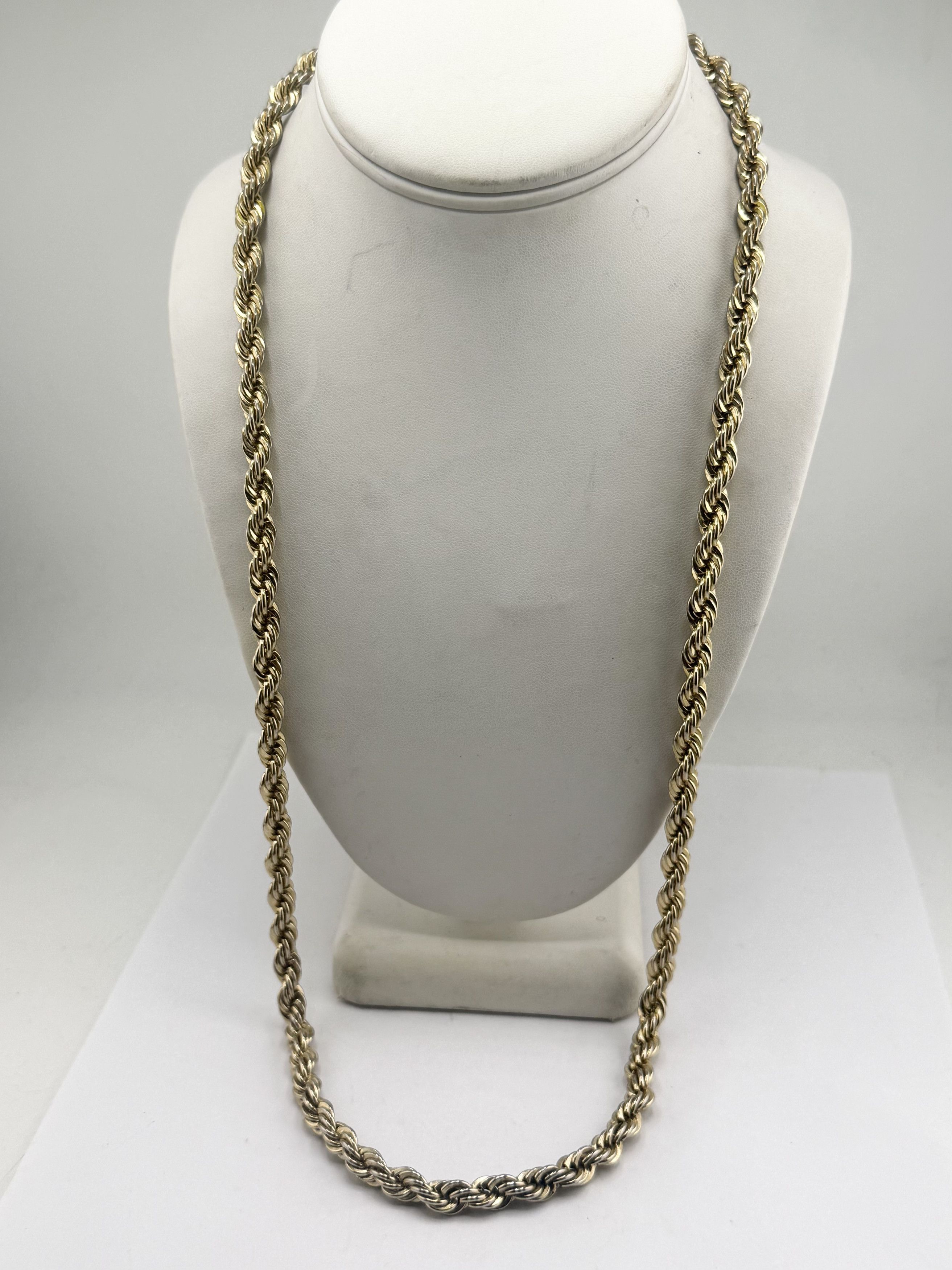 Vintage Vintage 14k Gold Plated braided gold tone long chain necklac Size ONE SIZE - 3 Thumbnail
