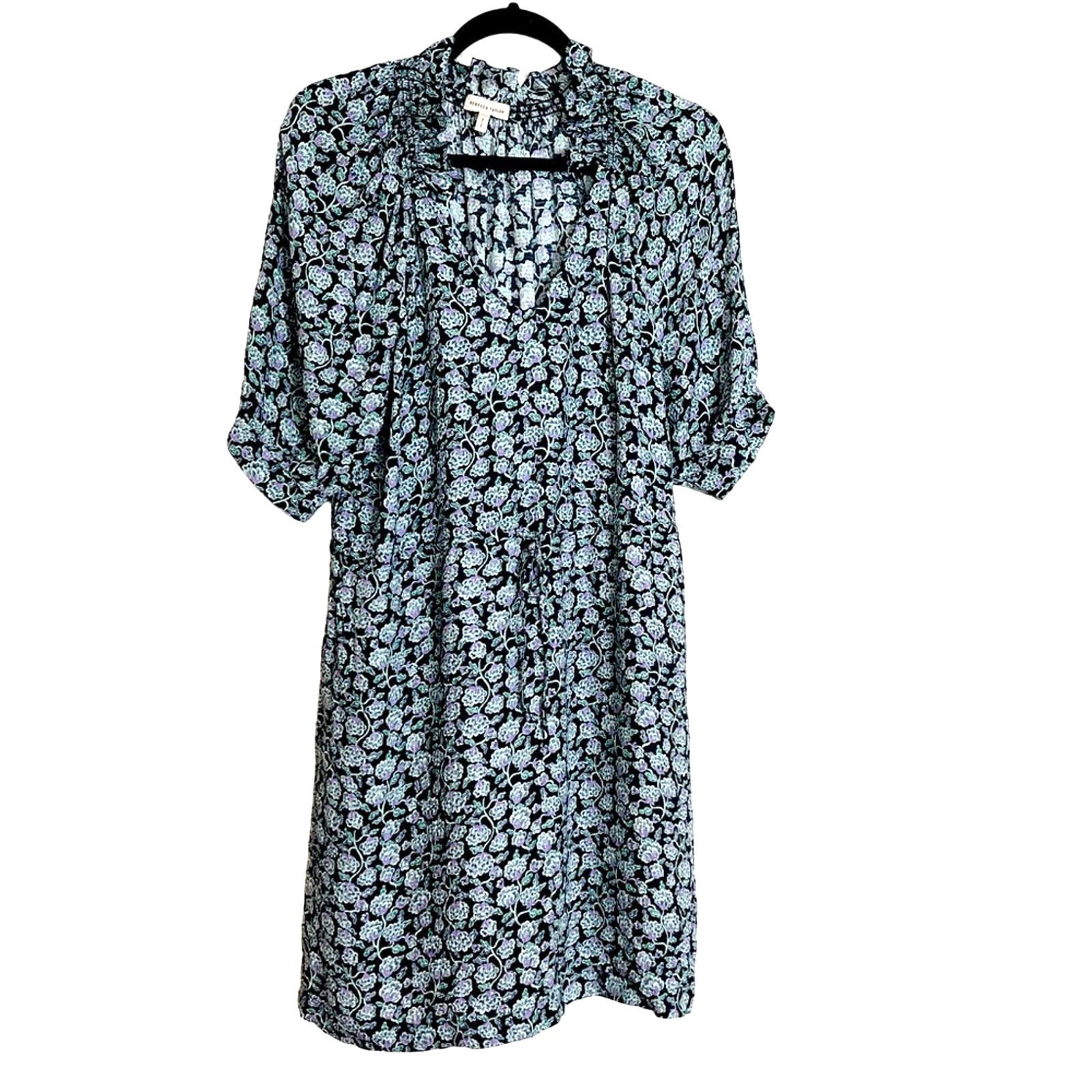 Rebecca Taylor Rebecca Taylor Silk Floral Dress Size M / US 6-8 / IT 42-44 - 1 Thumbnail