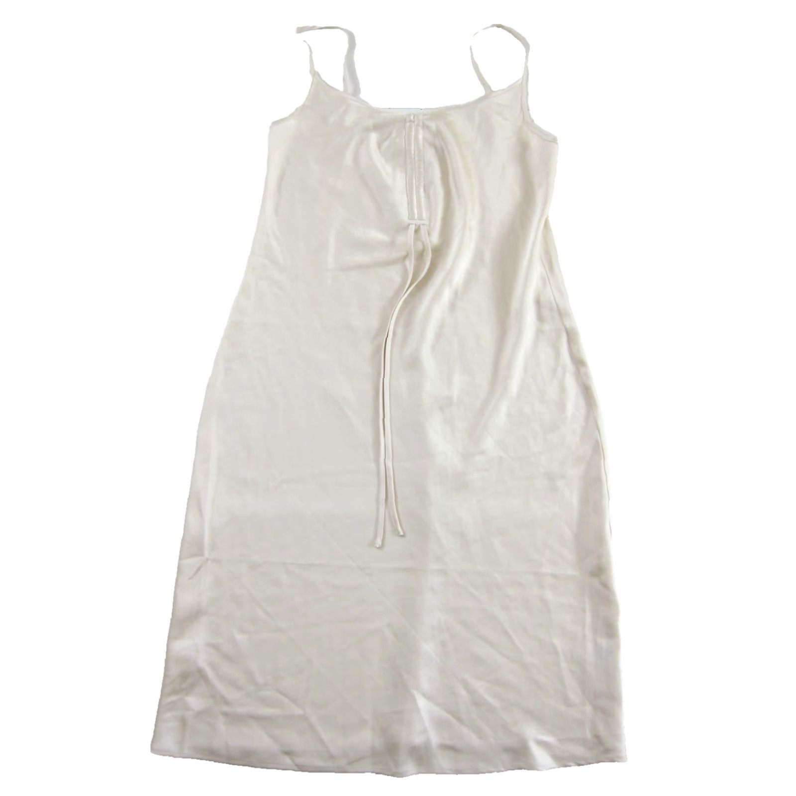 Velvet Velvet Heart Ivory Silky Midi Tank Slip Lingerie Nightgown Dress Woman Large Size L / US 10 / IT 46 - 2 Thumbnail