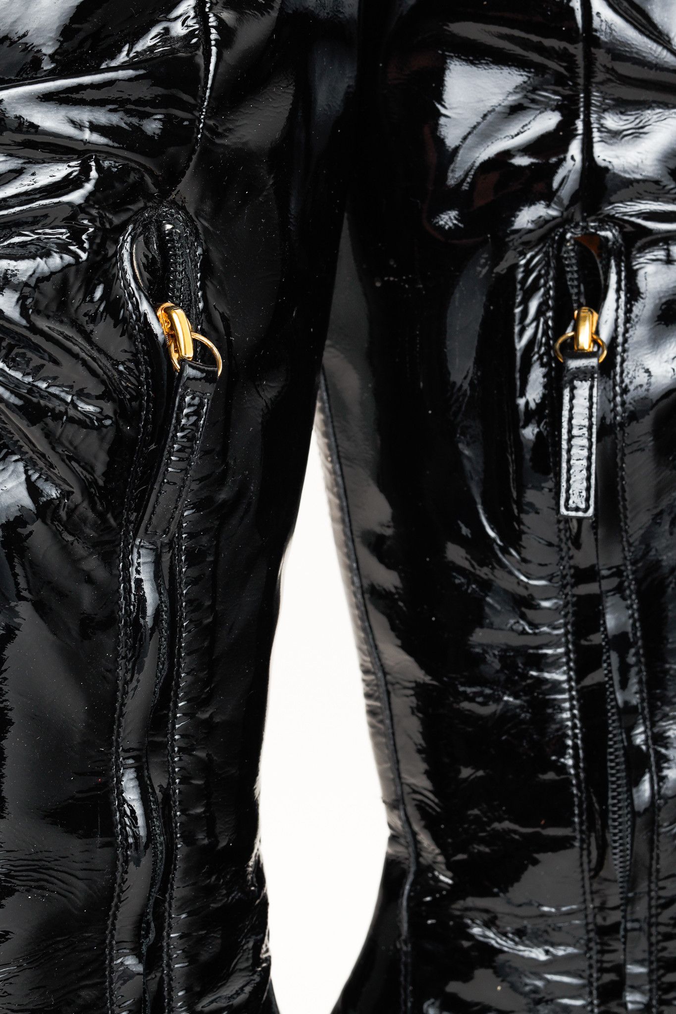 Roberto Cavalli Roberto Cavalli Patent Leather Snake-Heads Stiletto Boot Size US 9.5 / IT 39.5 - 8 Thumbnail
